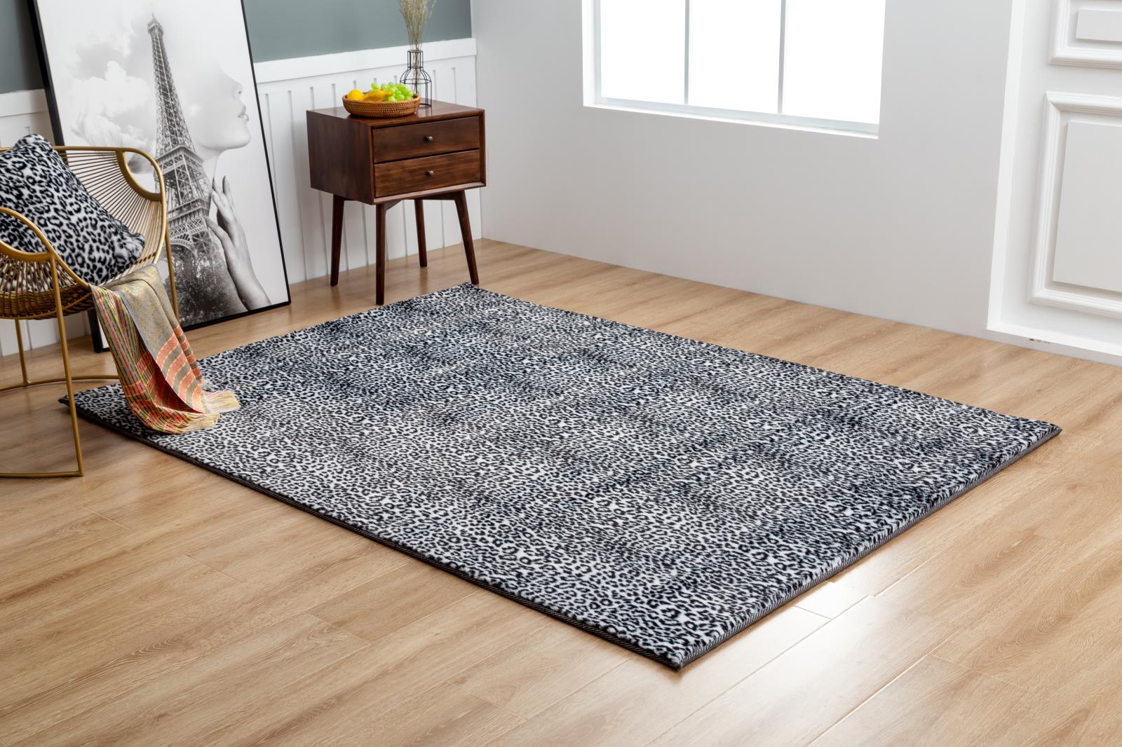 Faux Fur FU04 White Shag Rug — view 10