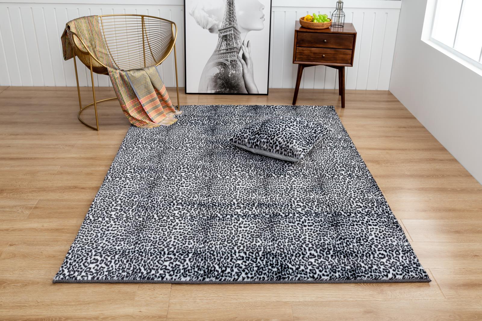 Faux Fur FU04 White Shag Rug — view 8