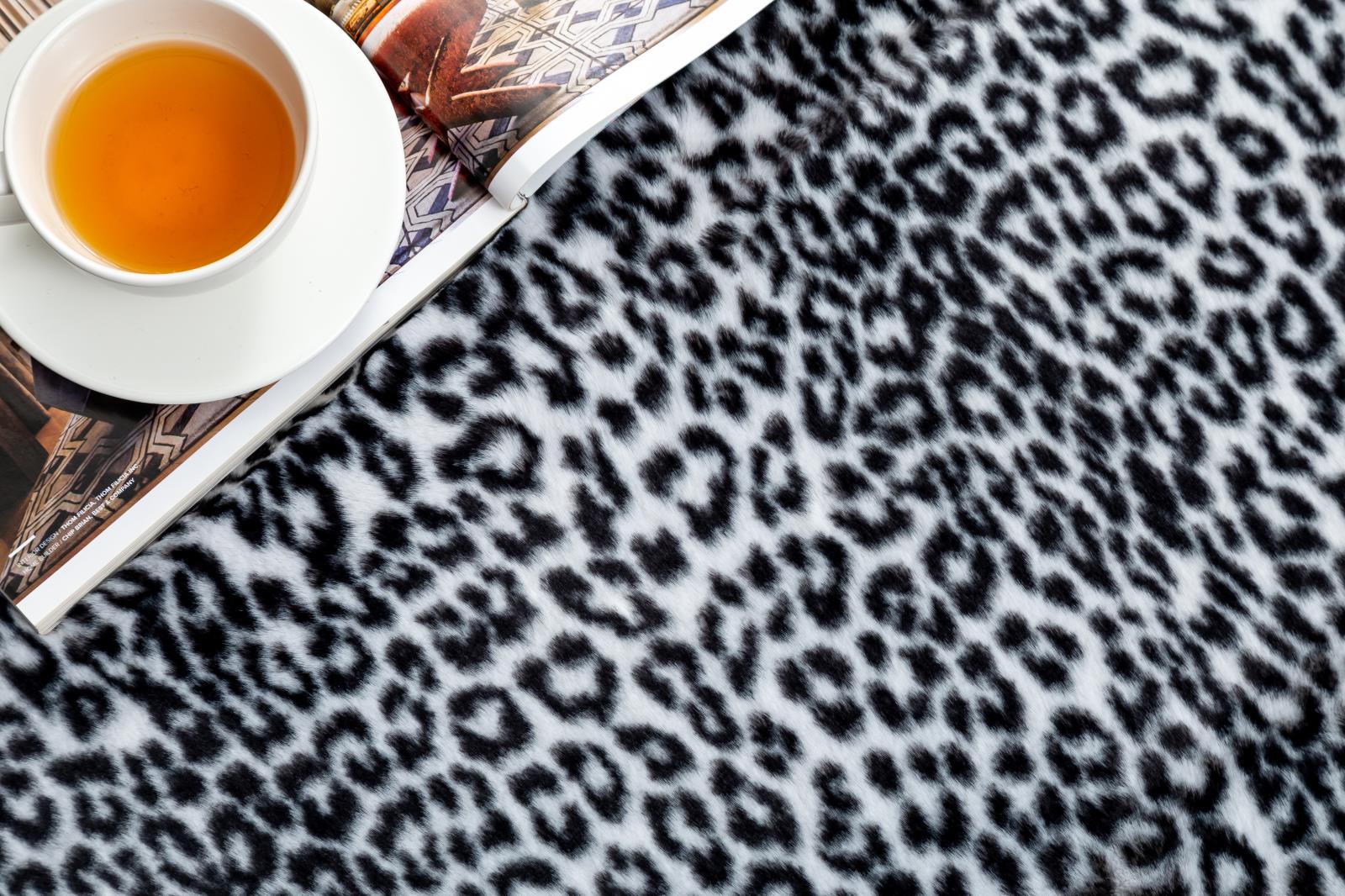 Faux Fur FU04 White Shag Rug — view 4