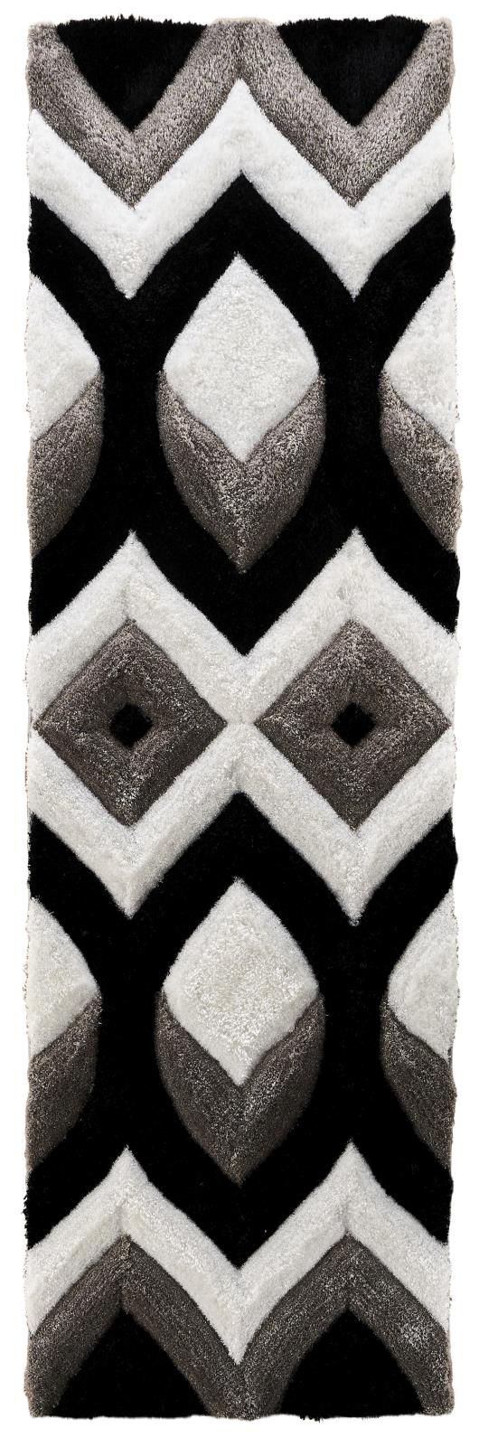 Mateos MS80 Black Shag Rug — view 8