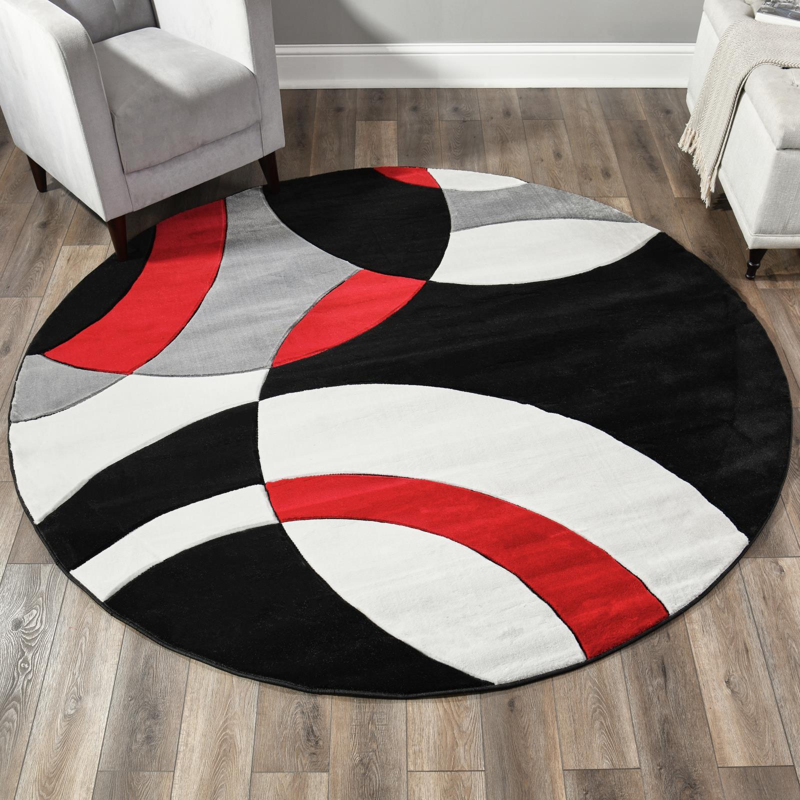 Miglena MI15 White Area Rug