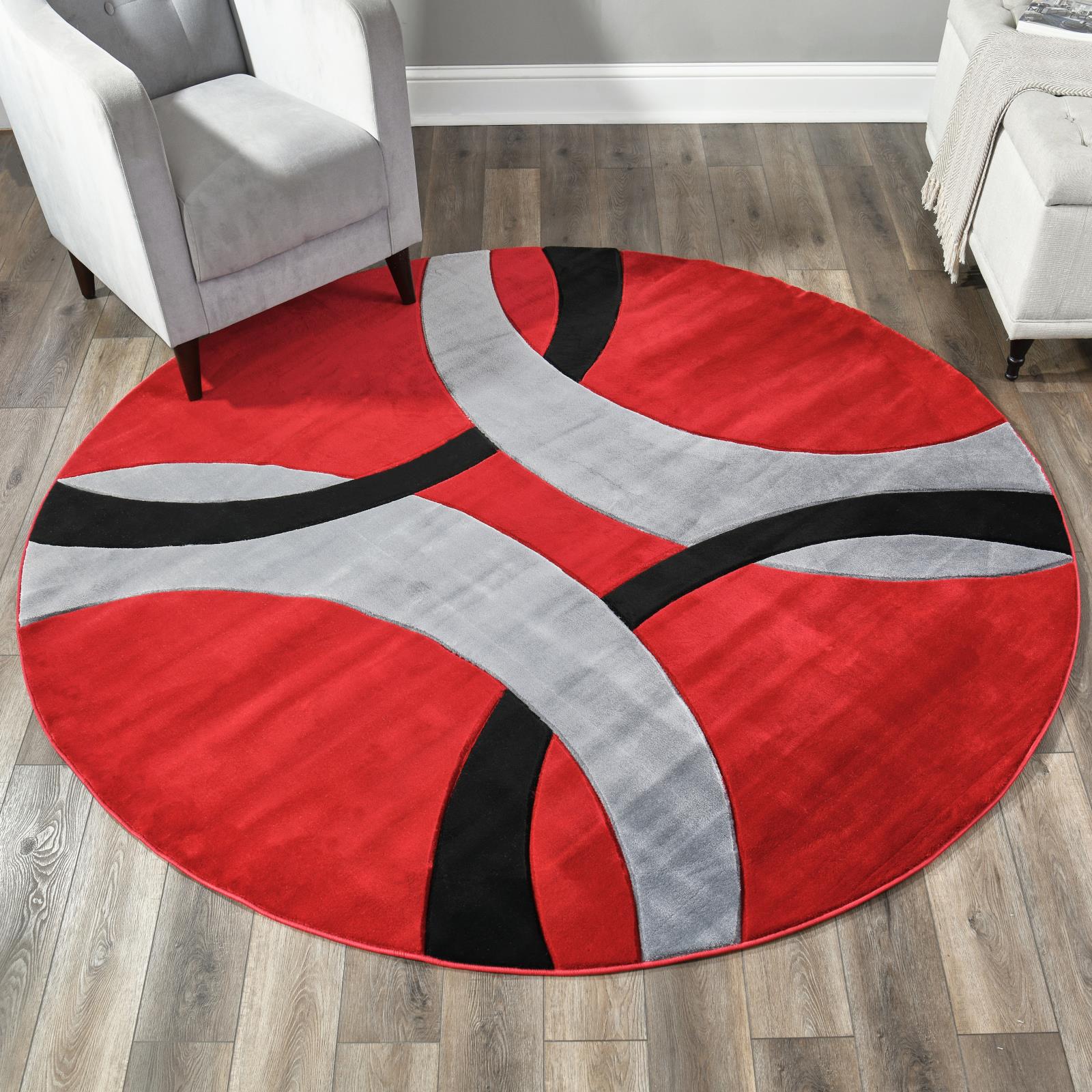 Miglena MI21 Red Area Rug