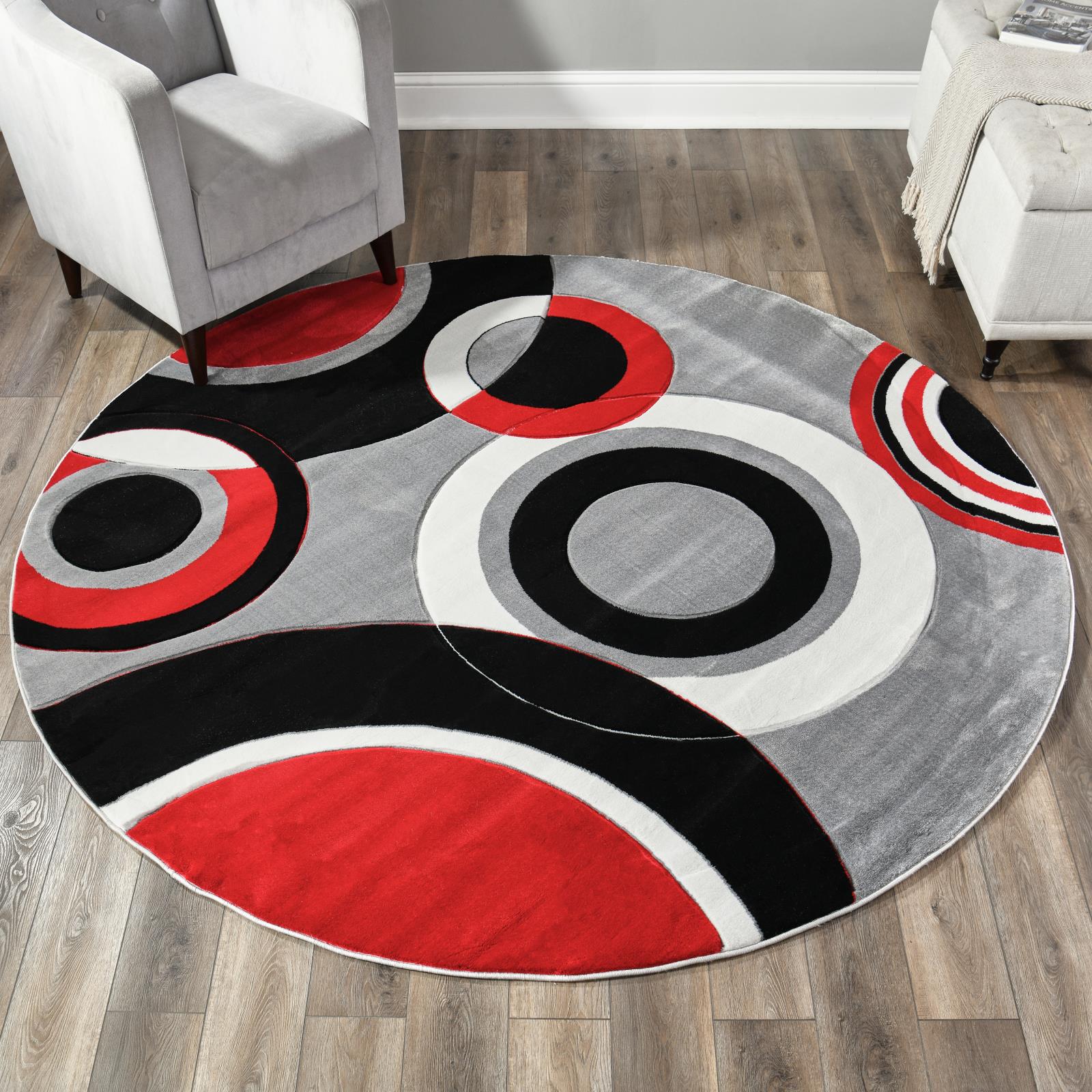 Miglena MI24 Red Area Rug
