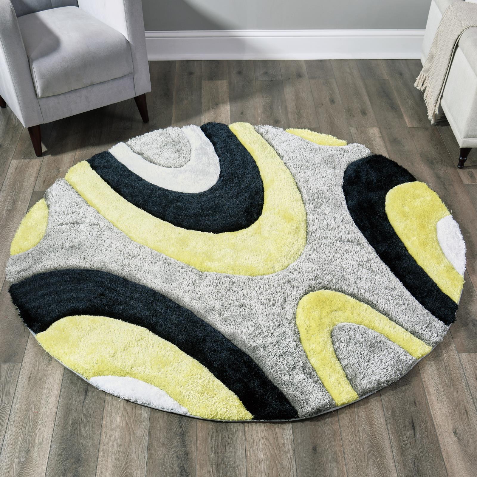 Mateos MS55 Gray Shag Rug — view 6