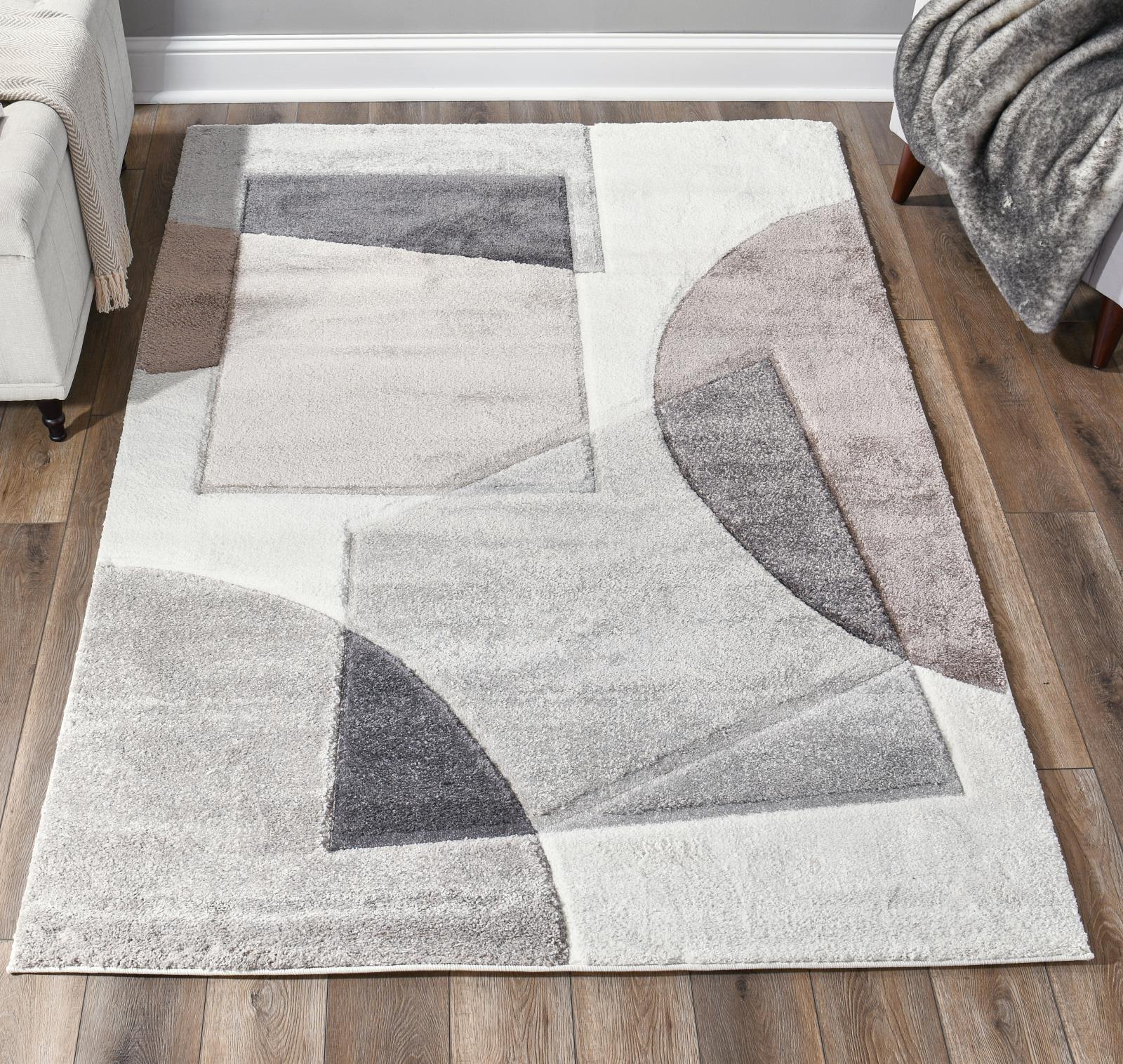 Bora BR03 Ivory Area Rug — view 3