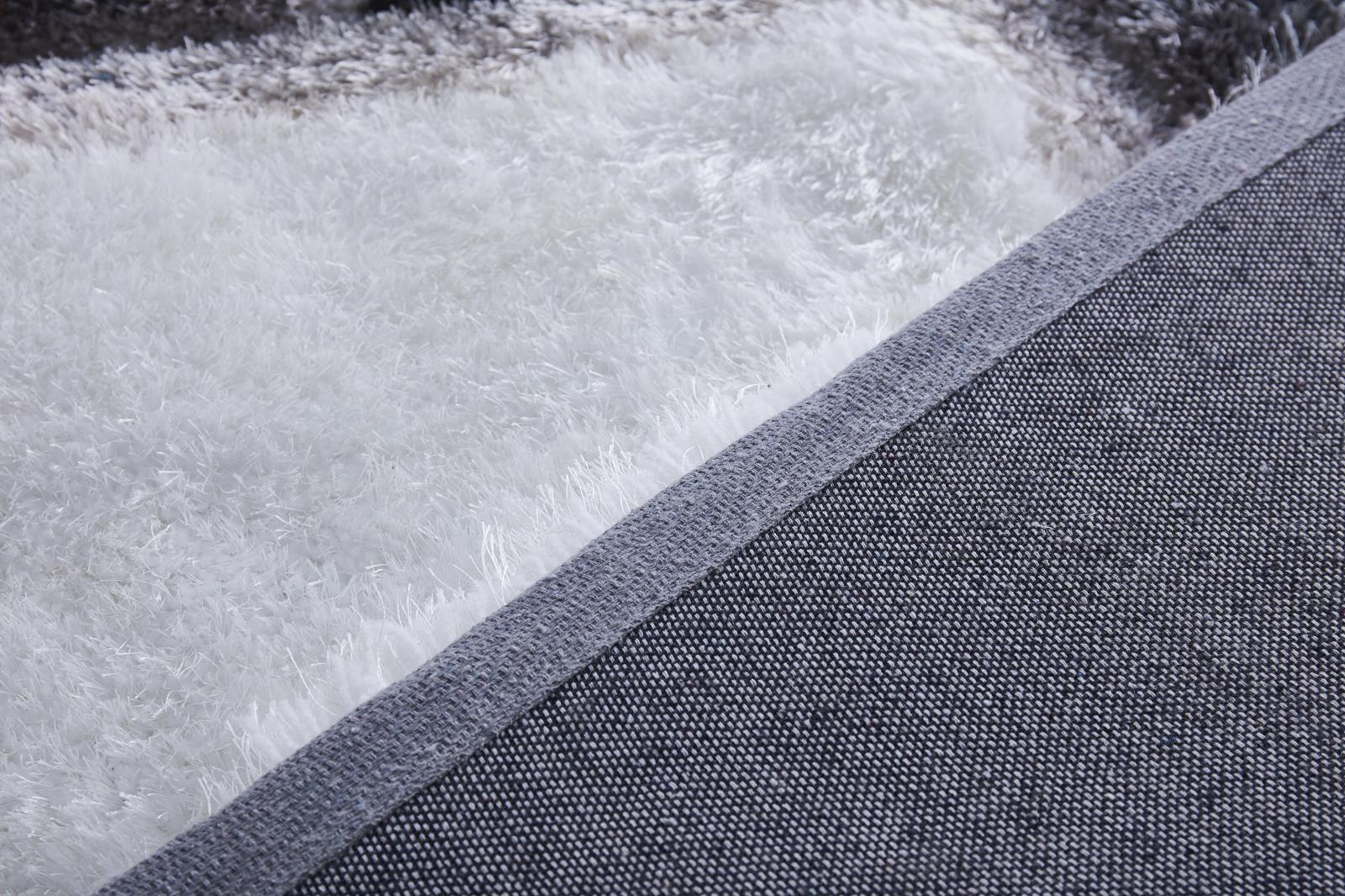 Mateos MS06 White Shag Rug — view 2