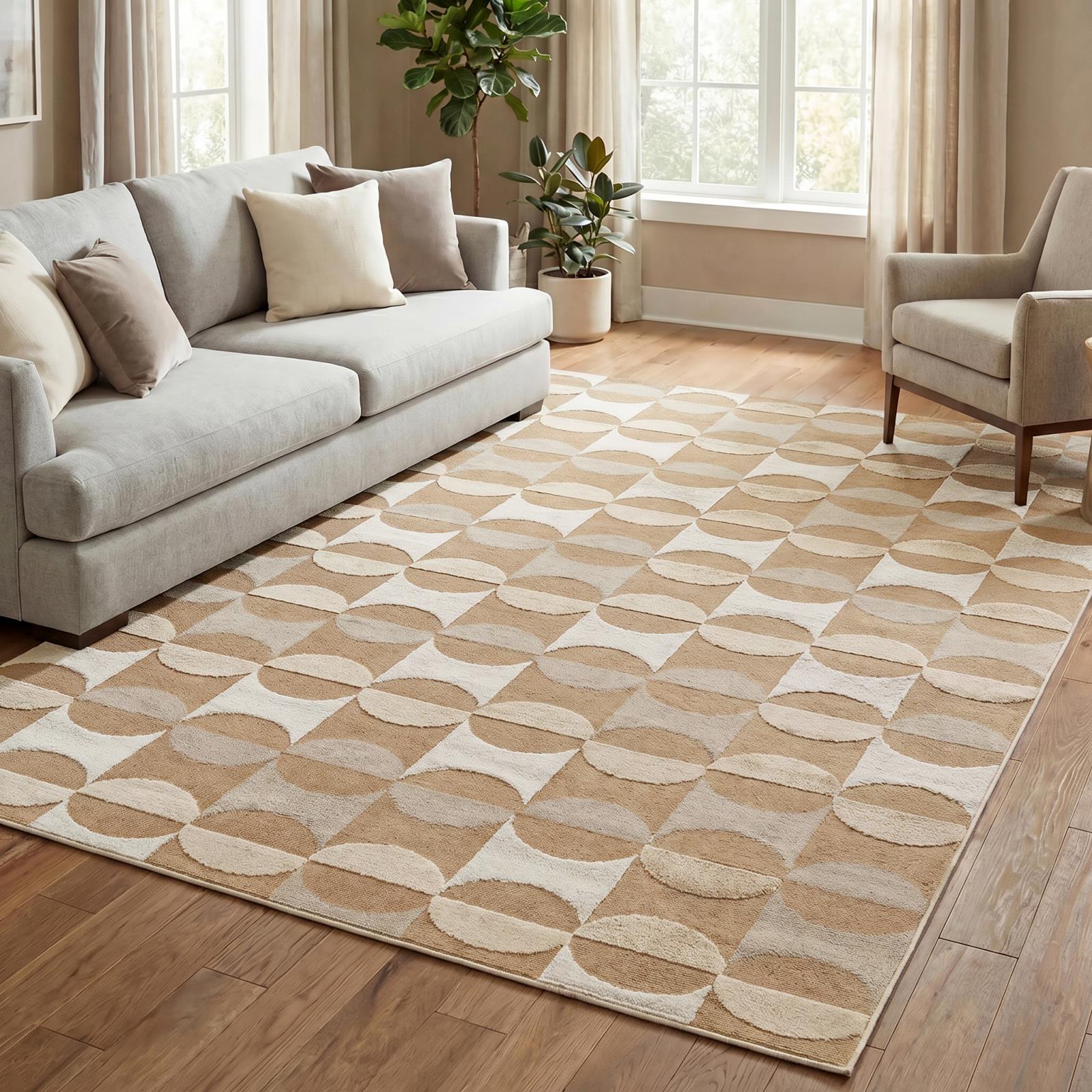 Loren LO01 Mustard Area Rug — view 2