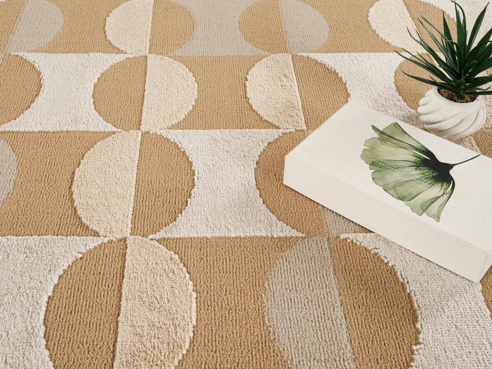 Loren LO01 Mustard Area Rug — view 3