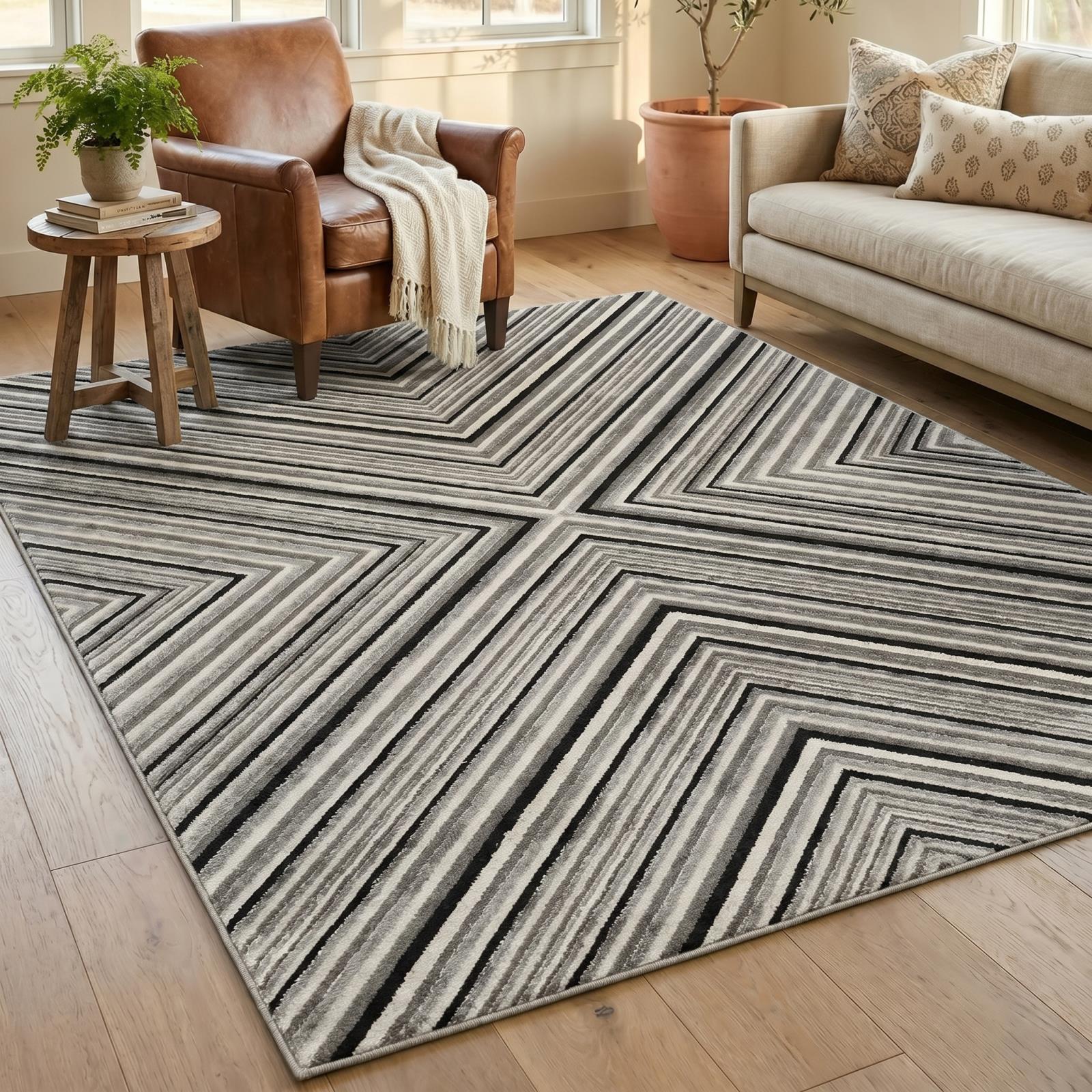 Montreal ME02 Bone Area Rug — view 2