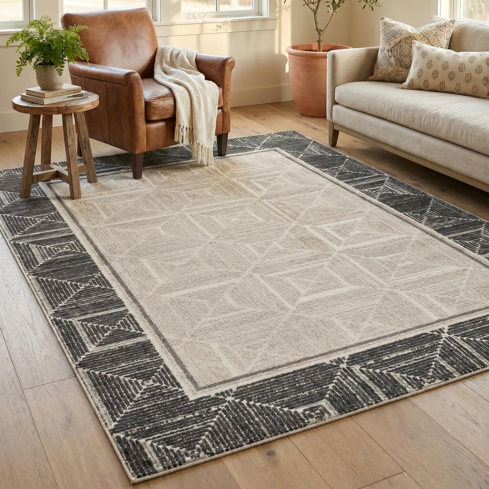 Montreal ME03 Bone Area Rug — view 2