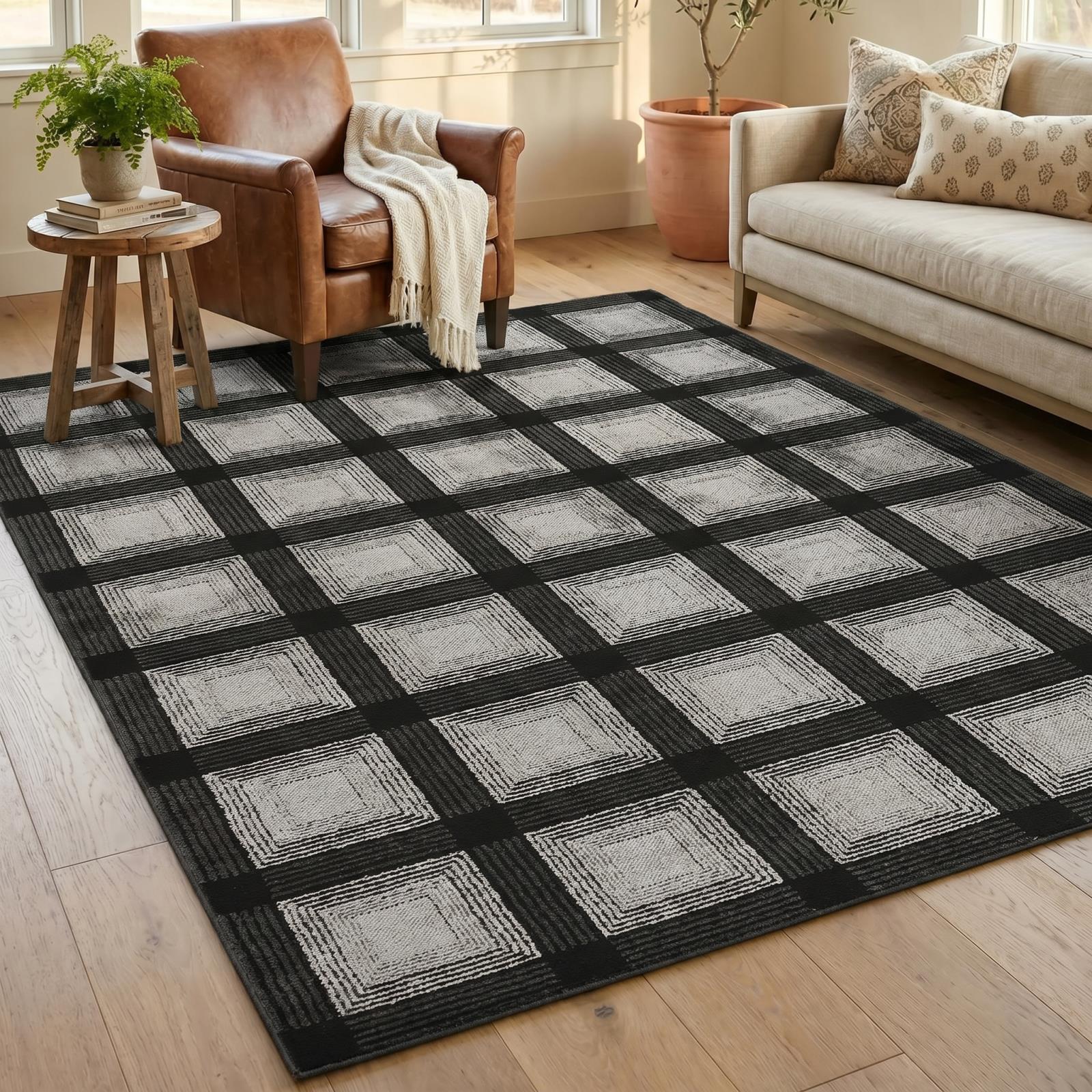 Montreal ME04 Black Area Rug — view 2