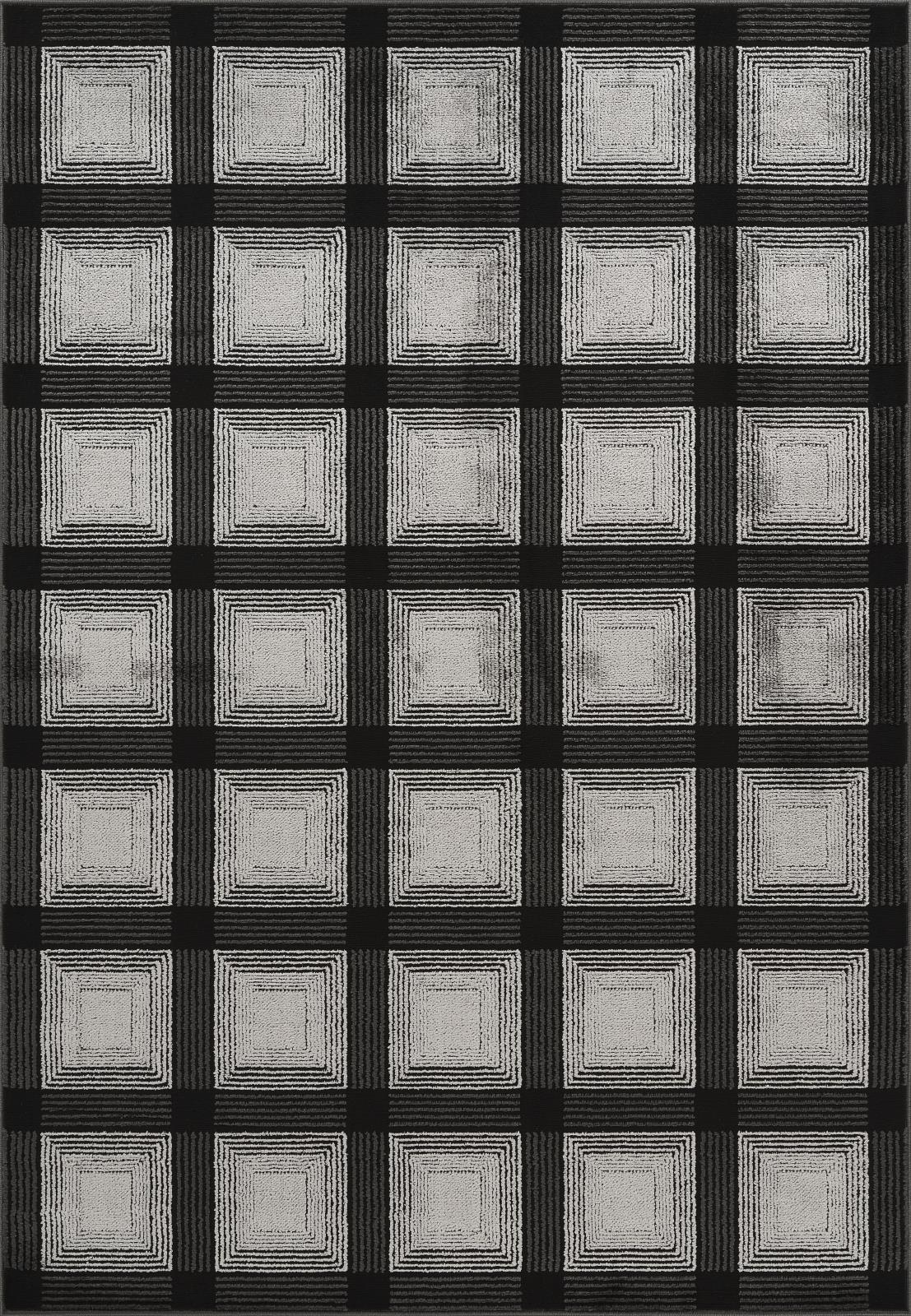 Montreal ME04 Black Area Rug