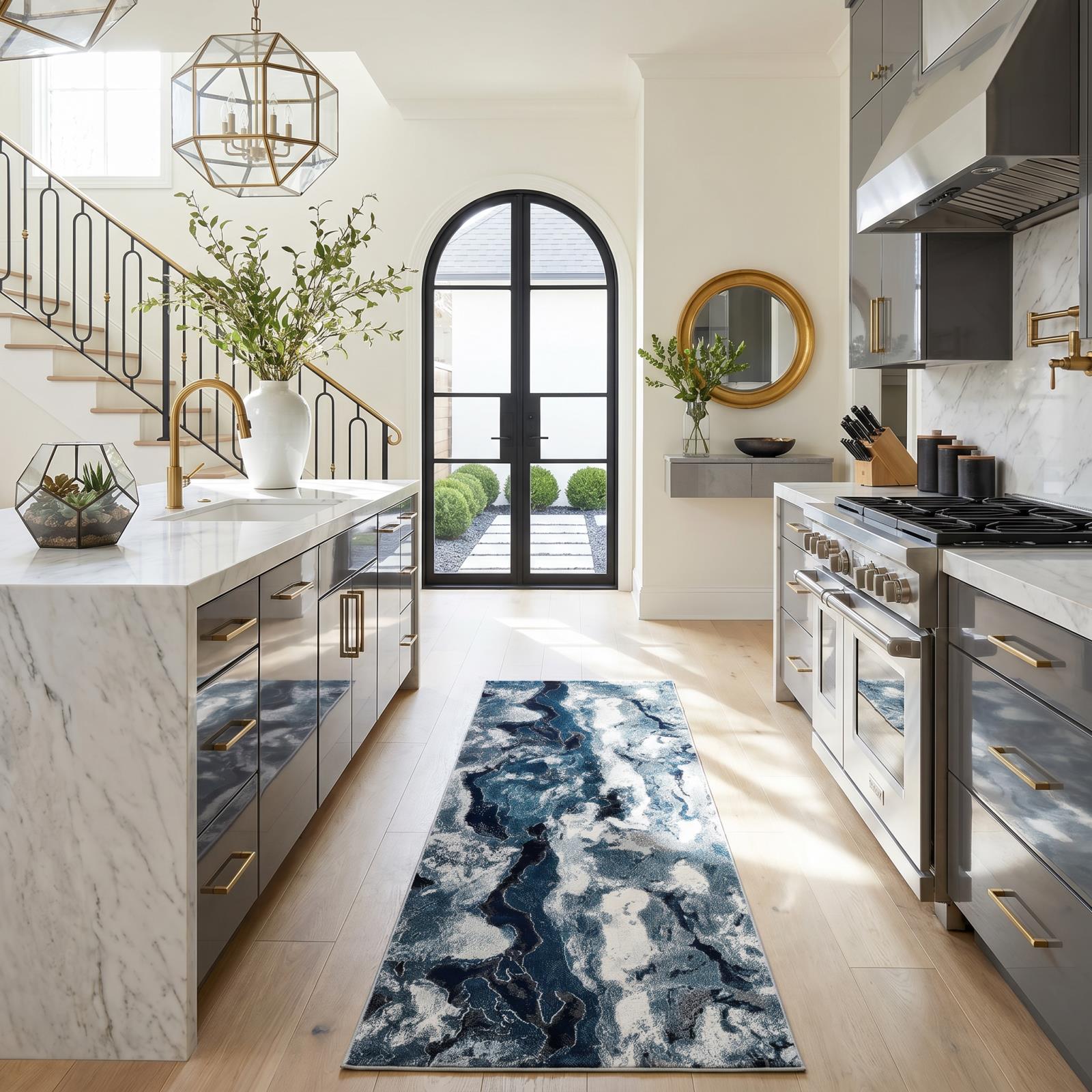 Layan LY02 Blue Area Rug — view 7