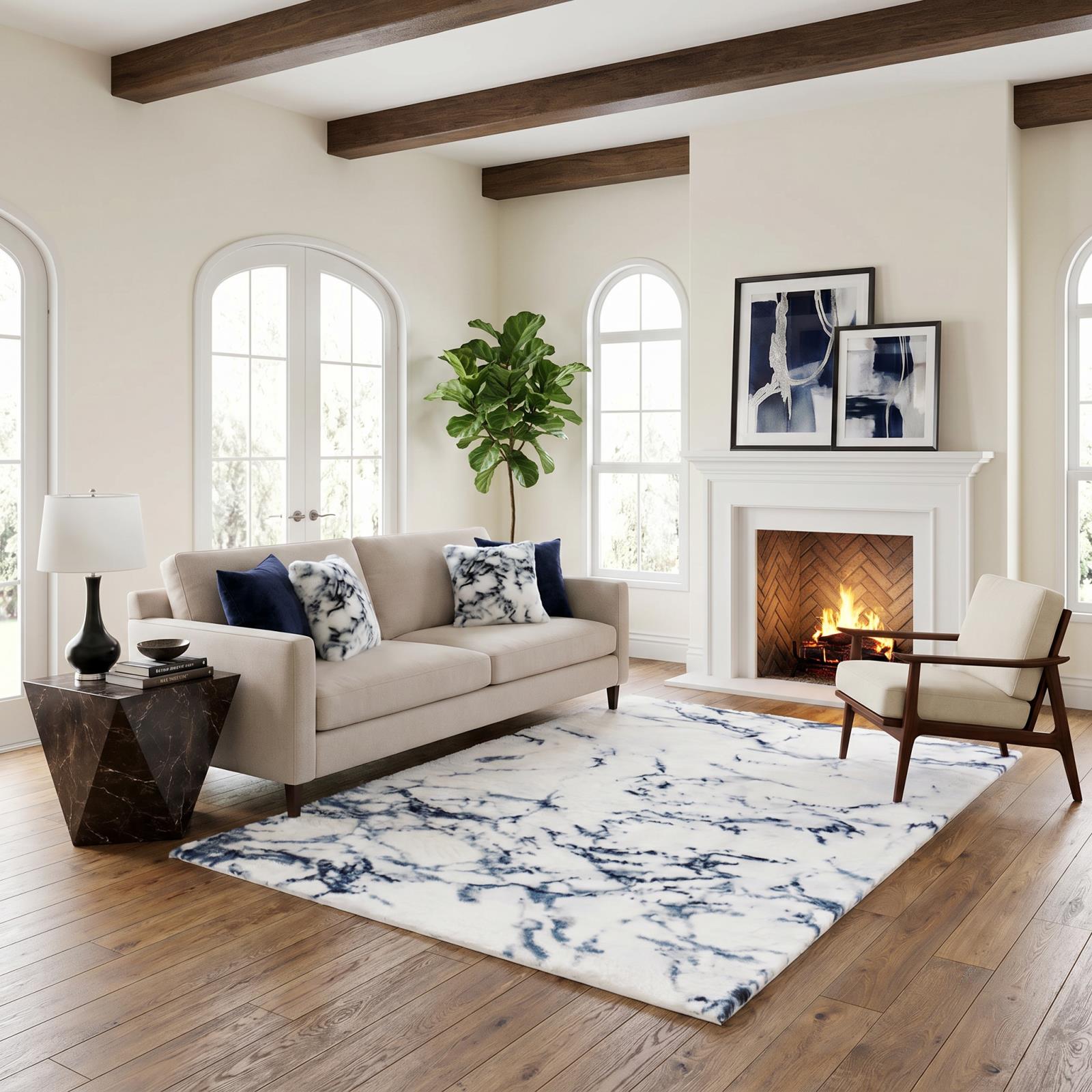 Luxury LX03 Multicolor Shag Rug