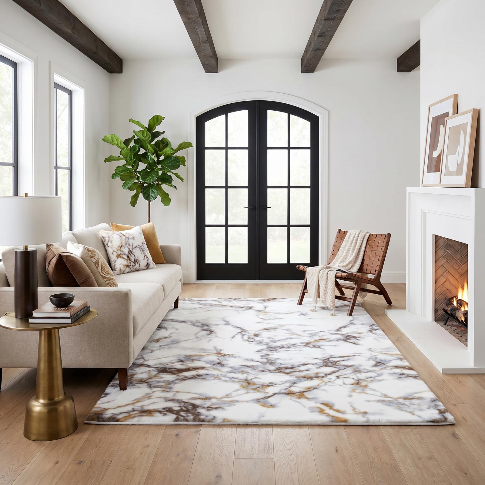 Luxury LX04 Multicolor Shag Rug