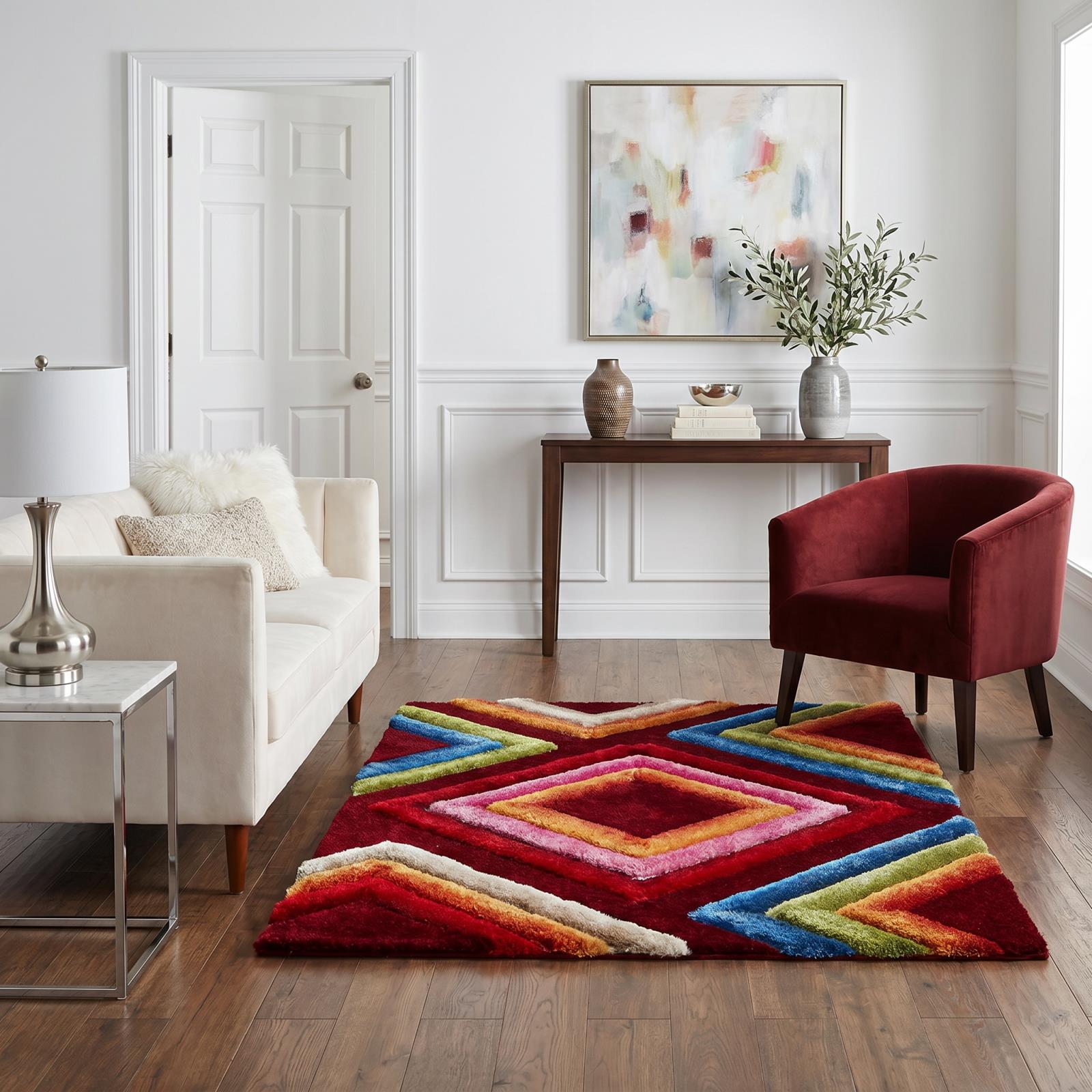 Mateos MS15 Multicolor Shag Rug