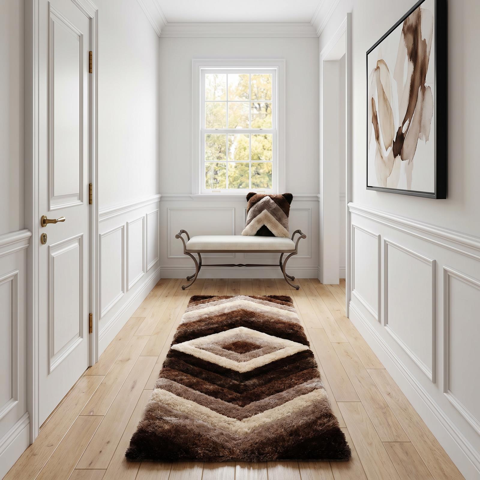 Mateos MS16 Brown Shag Rug — view 12