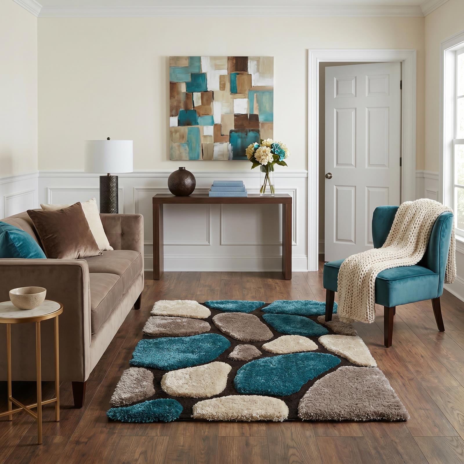 Mateos MS17 Multicolor Shag Rug