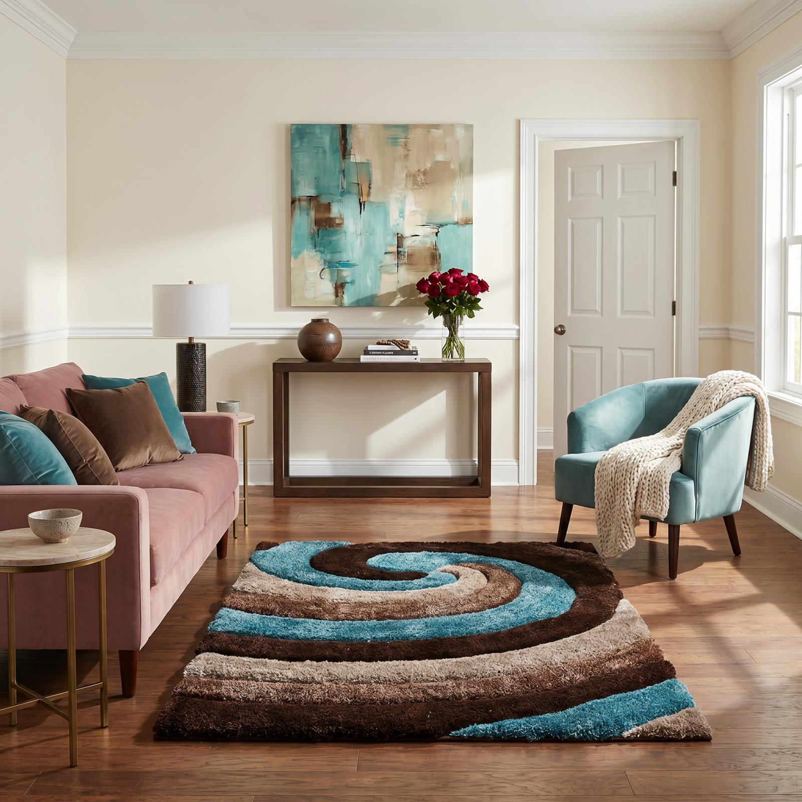 Mateos MS19 Multicolor Shag Rug