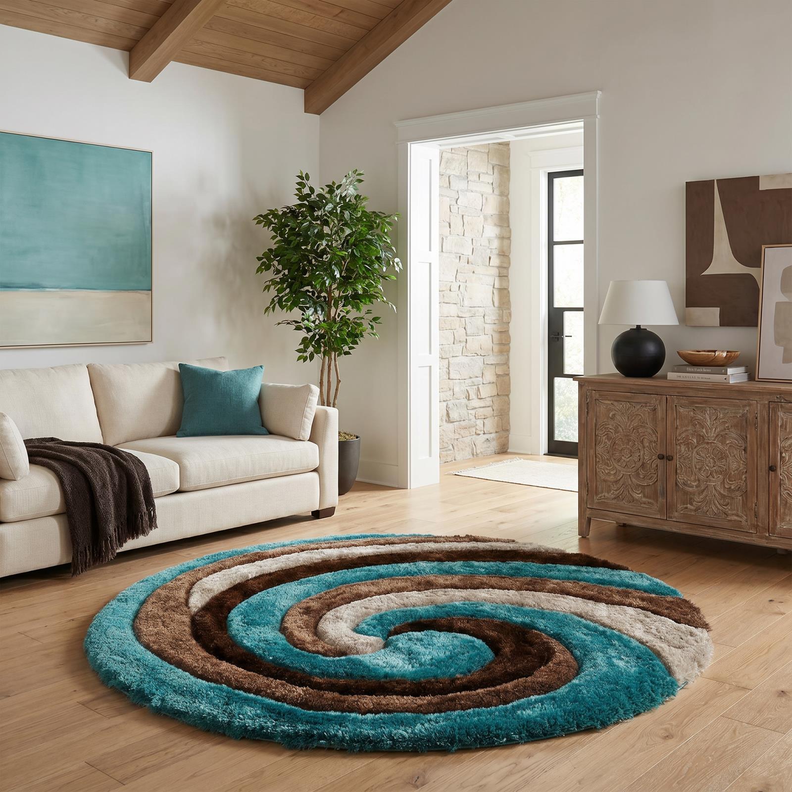 Mateos MS19 Multicolor Shag Rug — view 5