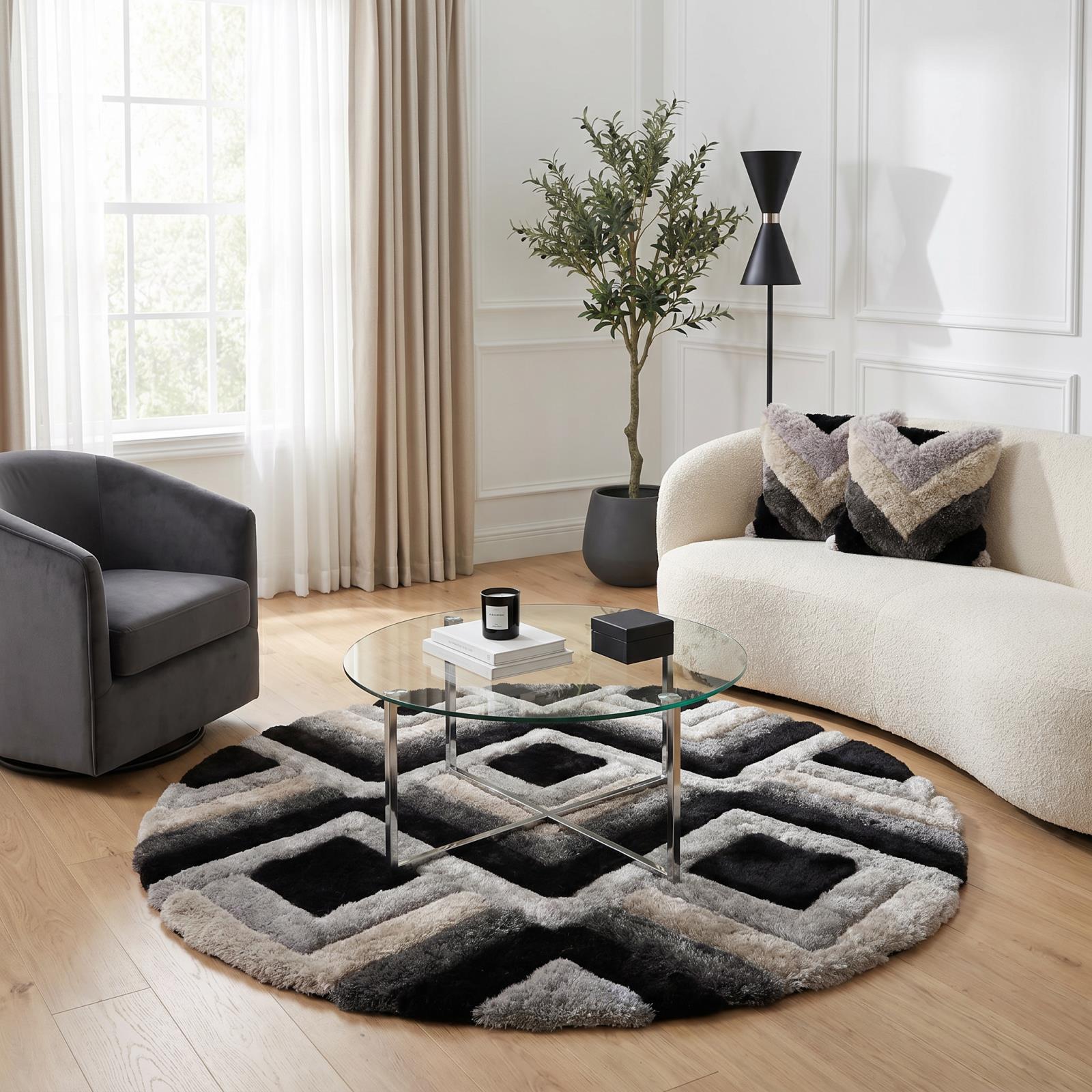 Mateos MS24 Multicolor Shag Rug — view 4