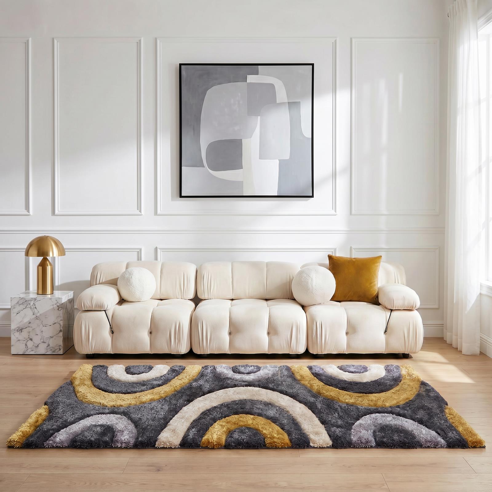 Mateos MS25 Multicolor Shag Rug