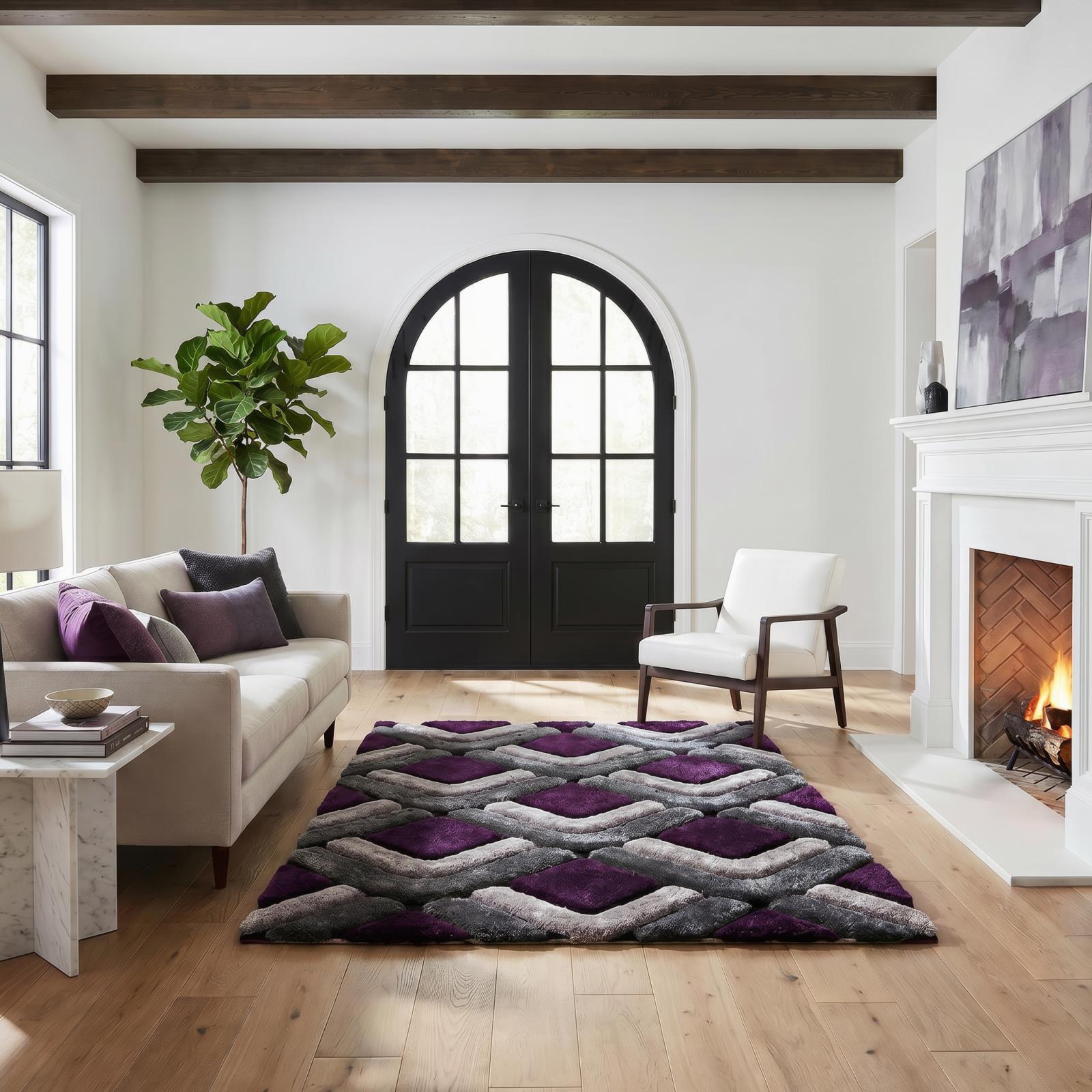 Mateos MS28 Multicolor Shag Rug