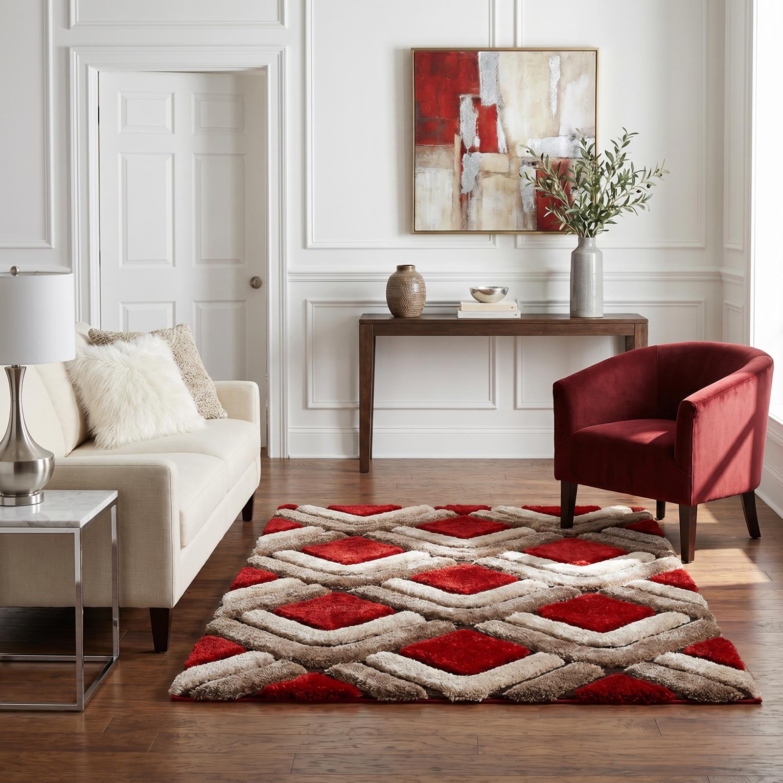 Mateos MS29 Orange Shag Rug