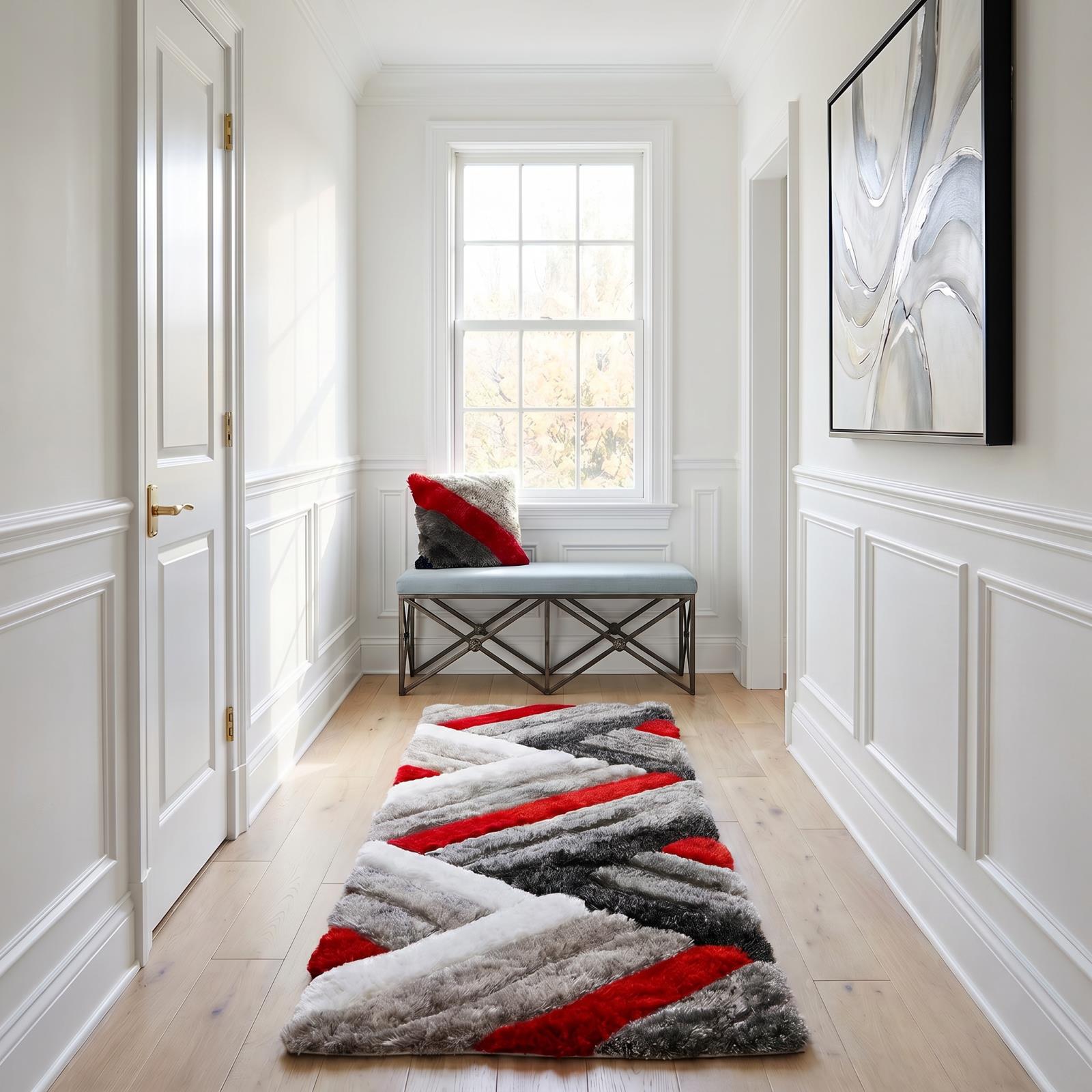 Mateos MS35 Multicolor Shag Rug — view 9