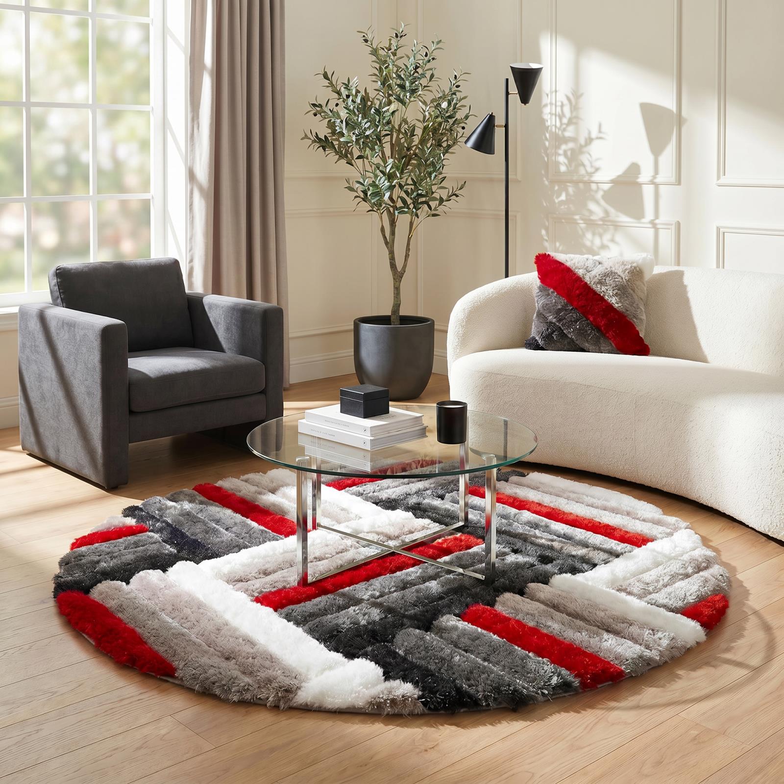 Mateos MS35 Multicolor Shag Rug — view 6