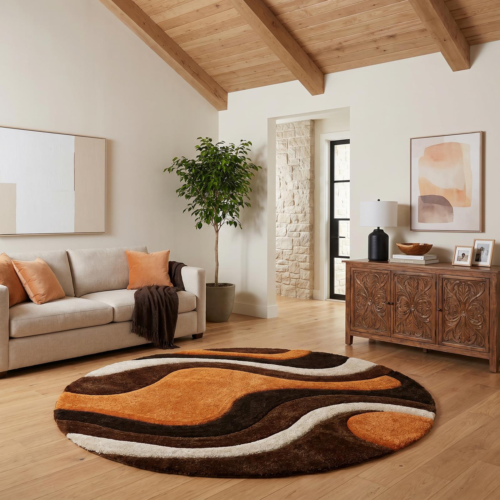Mateos MS36 Multicolor Shag Rug — view 4