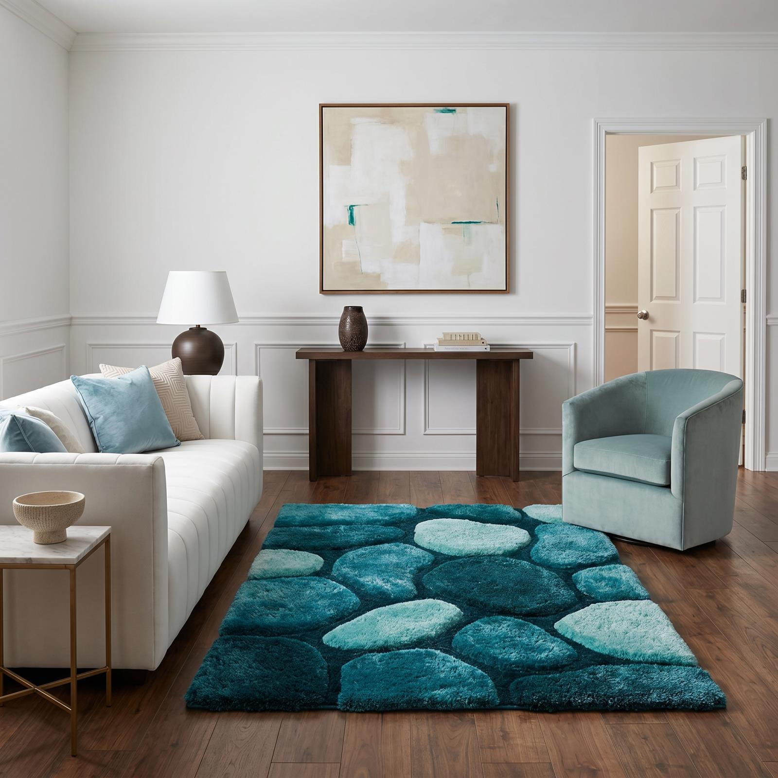 Mateos MS54 Blue Shag Rug