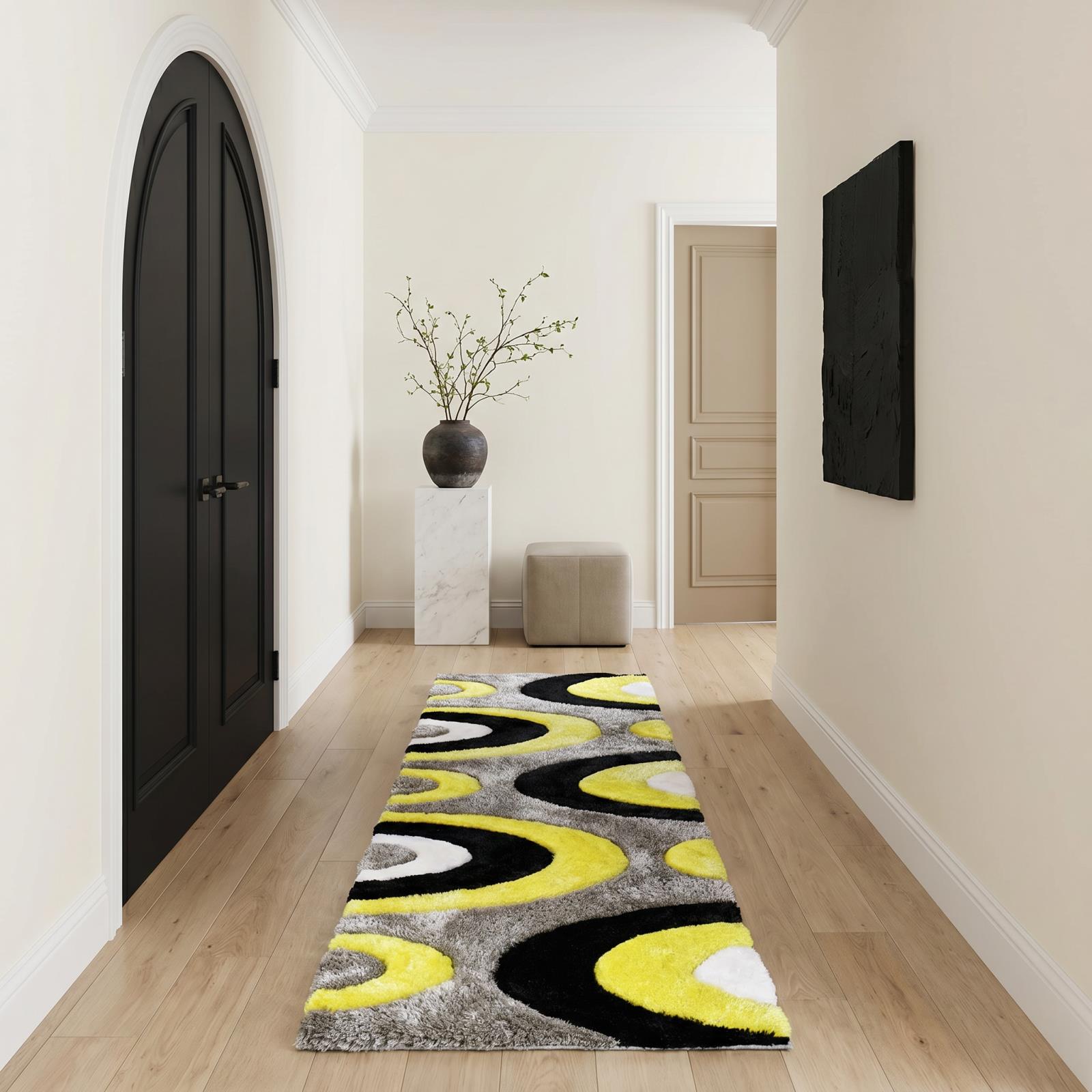 Mateos MS55 Gray Shag Rug — view 7