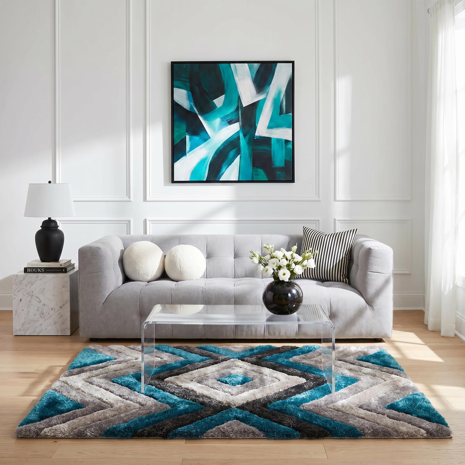 Mateos MS60 Multicolor Shag Rug