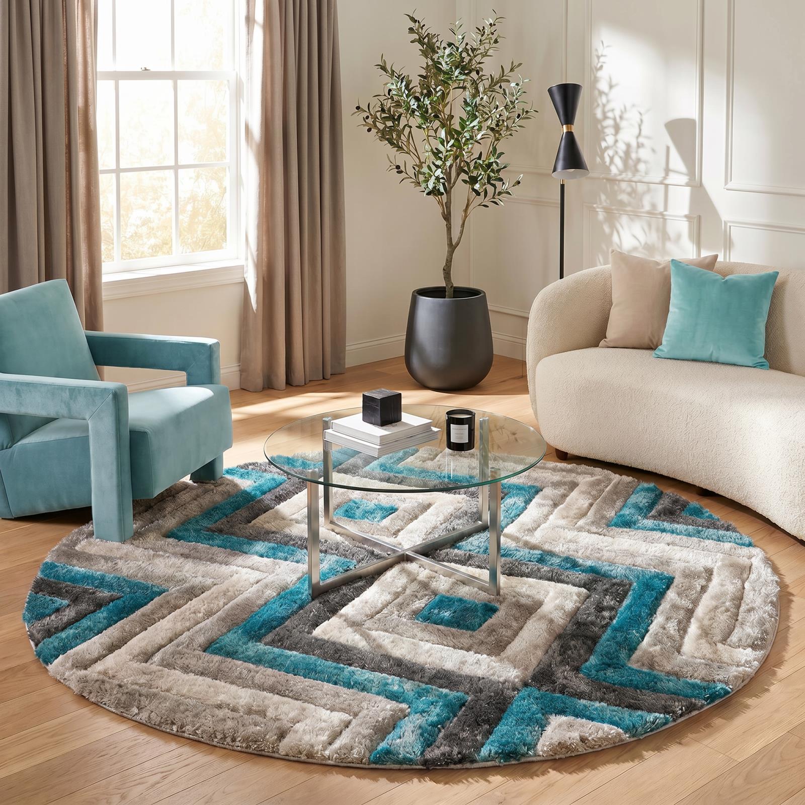 Mateos MS60 Multicolor Shag Rug — view 8