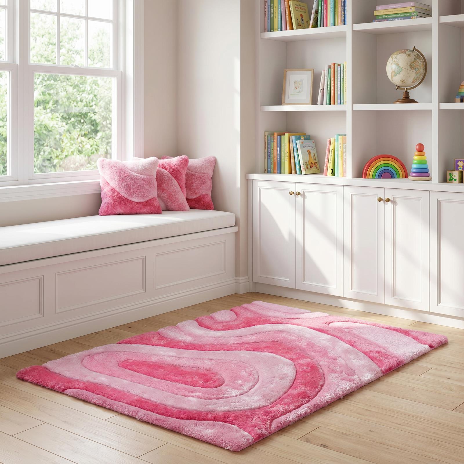 Mateos MS68 Pink Shag Rug