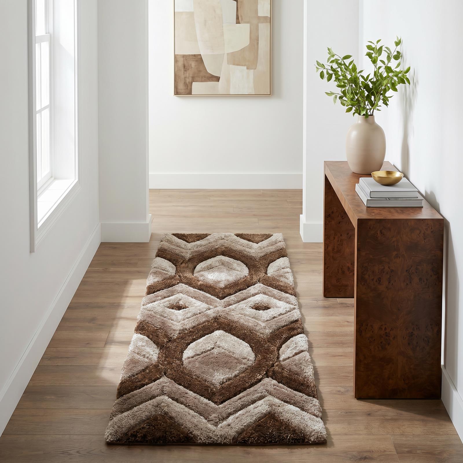 Mateos MS78 Brown Shag Rug — view 7