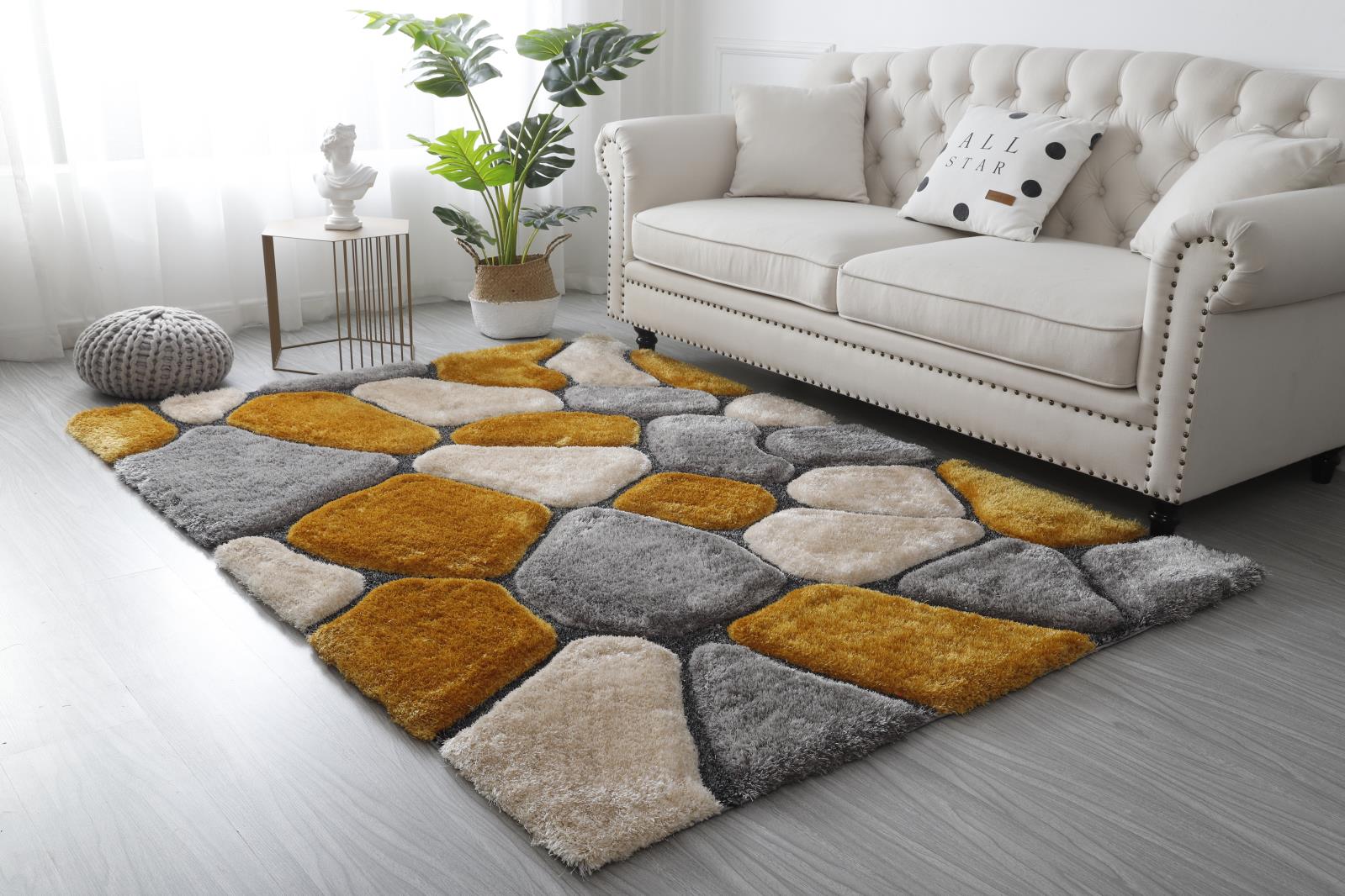 Mateos MS45 Multicolor Shag Rug