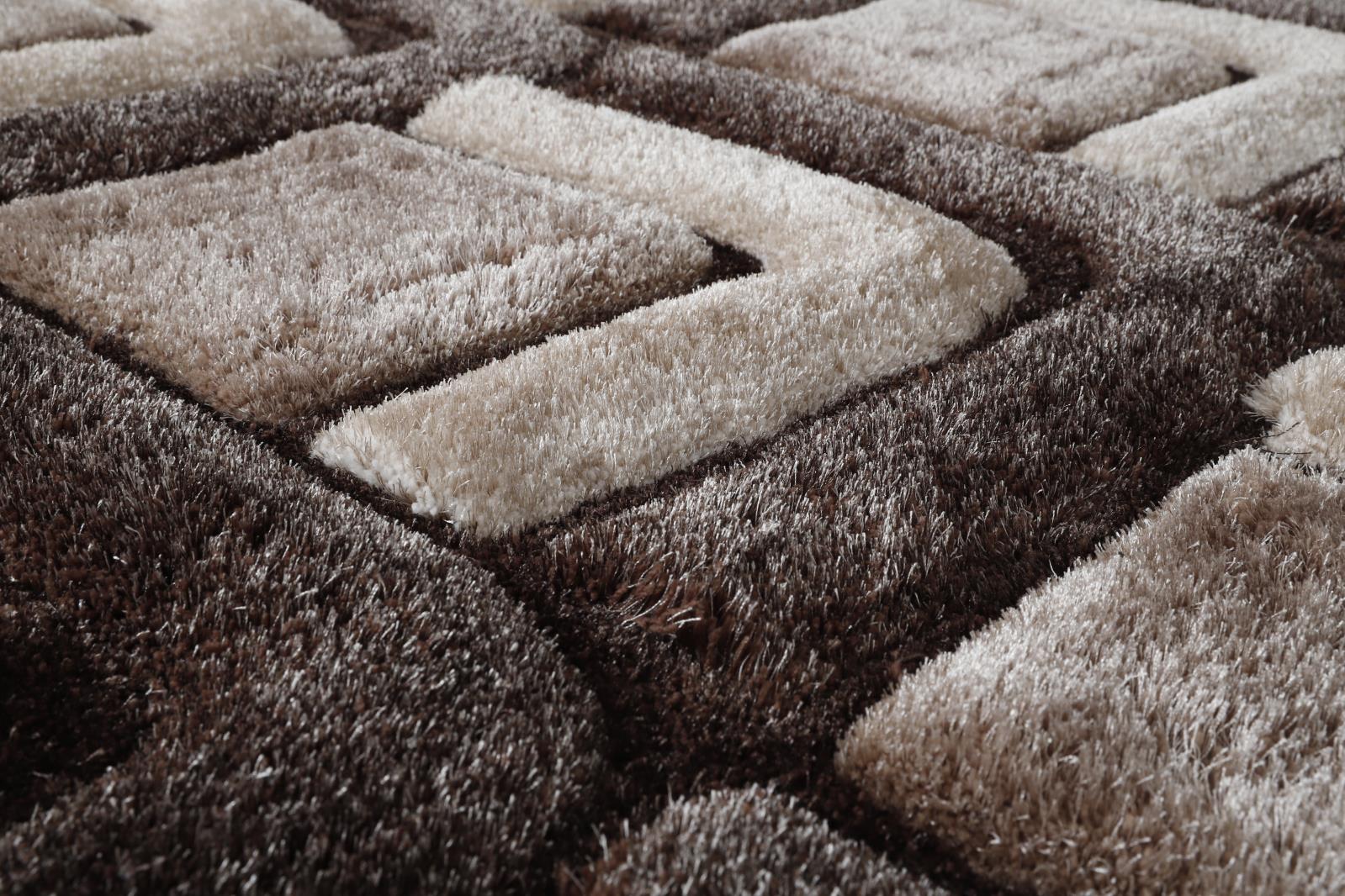 Mateos MS47 Brown Shag Rug — view 3