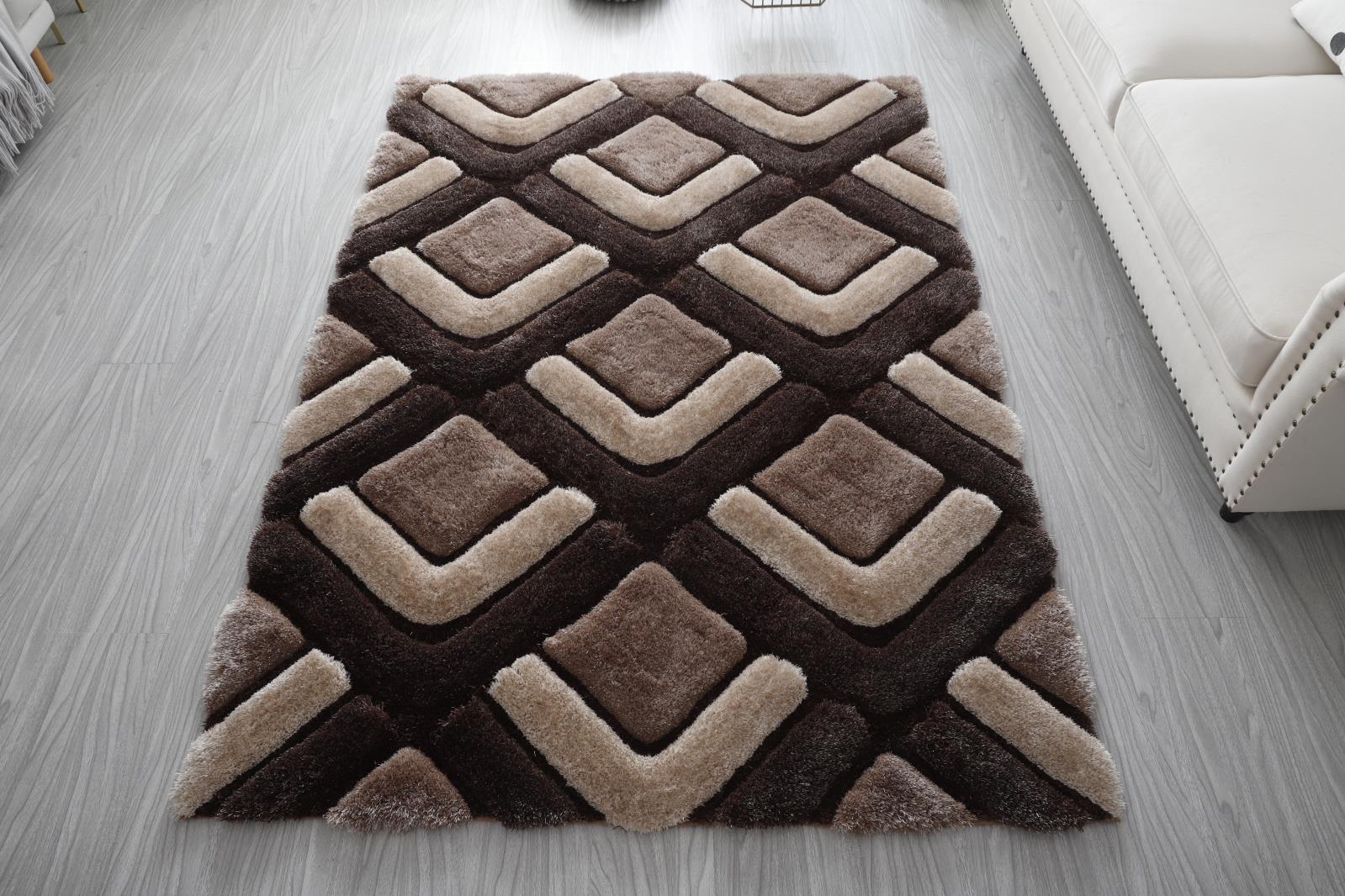 Mateos MS47 Brown Shag Rug — view 4