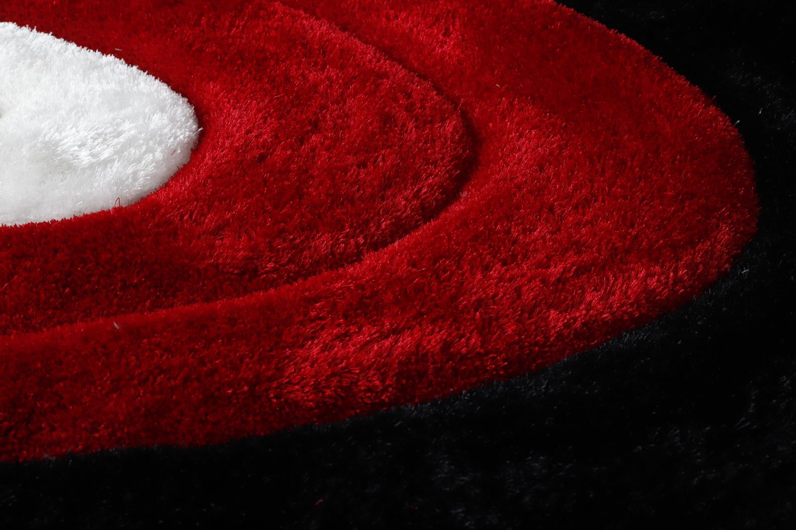 Mateos MS51 Red Shag Rug — view 8