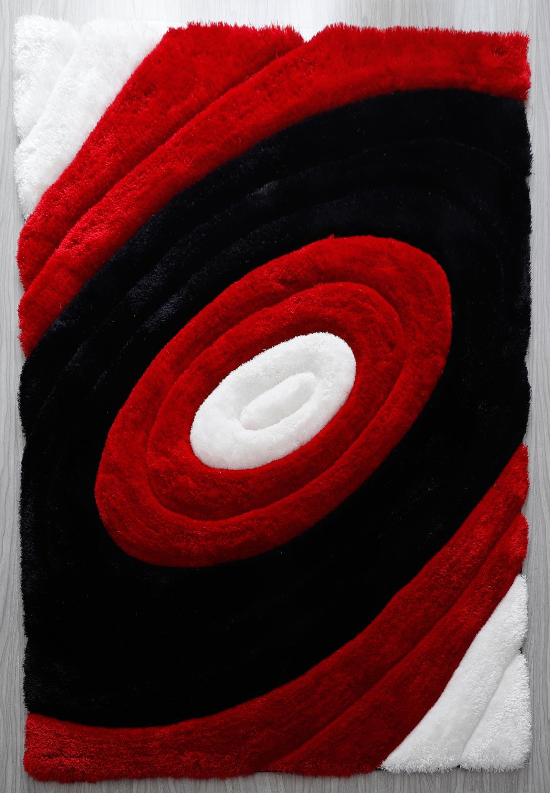Mateos MS51 Red Shag Rug — view 6