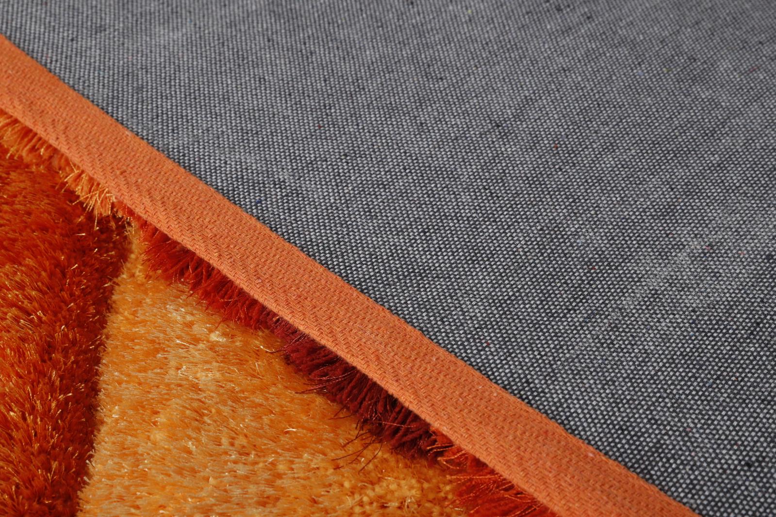 Mateos MS52 Orange Shag Rug — view 2