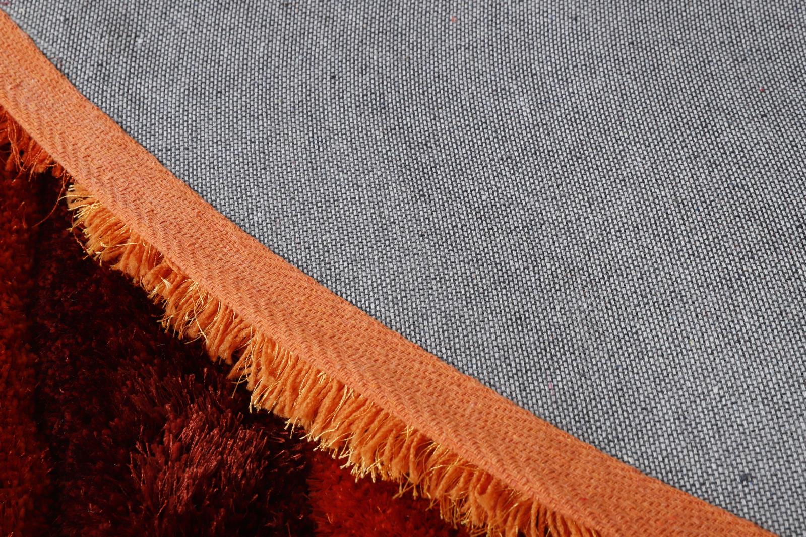 Mateos MS52 Orange Shag Rug — view 7