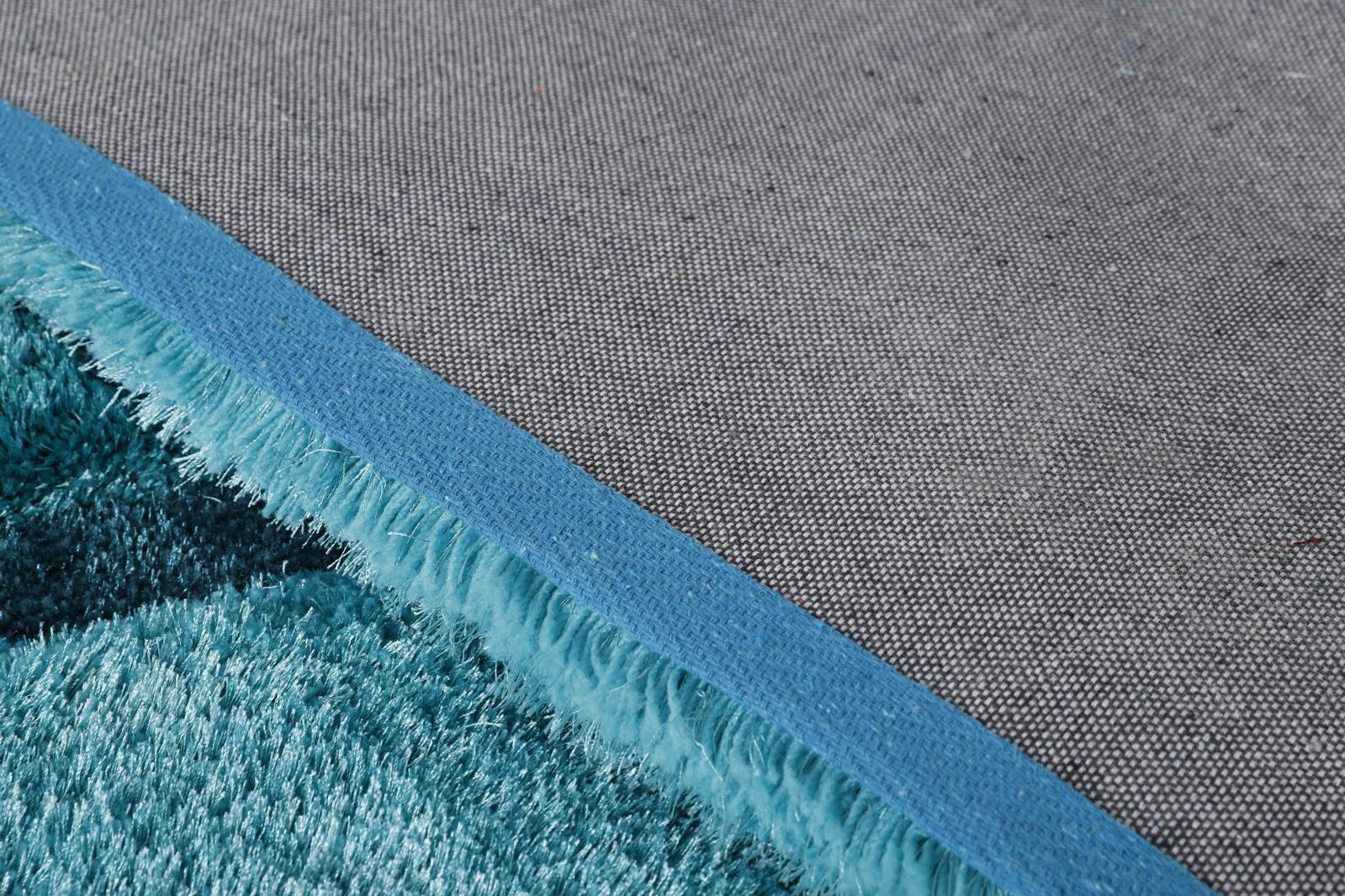 Mateos MS54 Blue Shag Rug — view 2