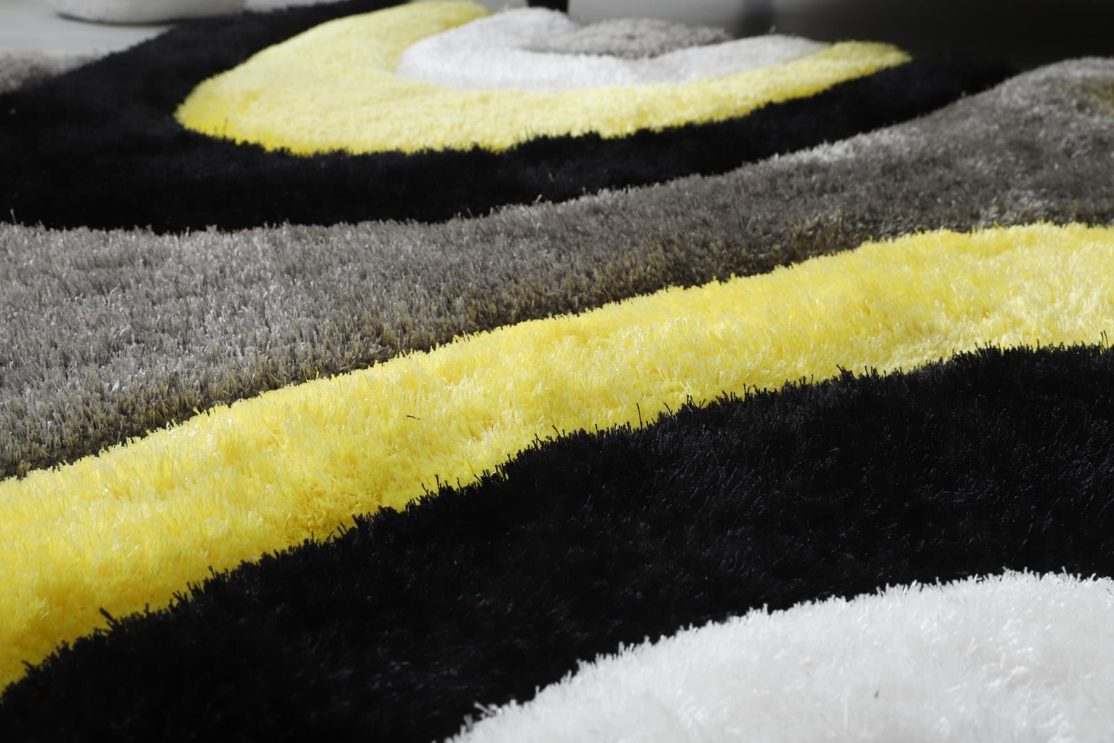 Mateos MS55 Gray Shag Rug — view 2