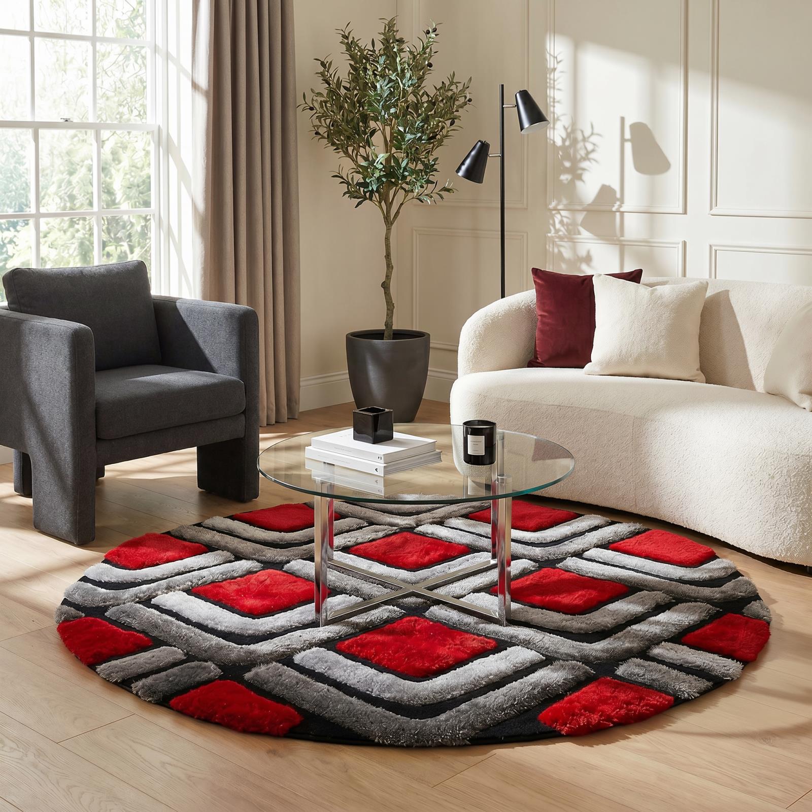 Mateos MS27 Gray Shag Rug — view 7