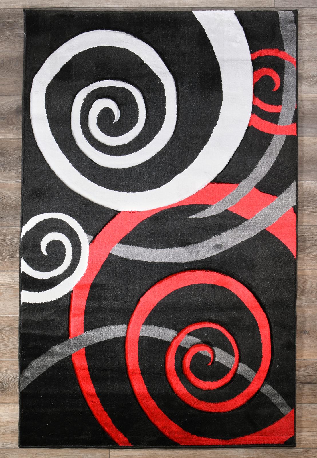 Orelsi OR02 Black Area Rug — view 6