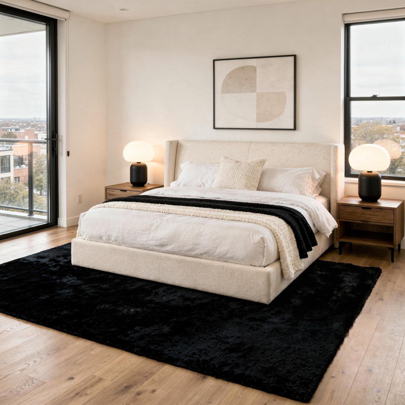 Miami MM02 Black Area Rug — view 5