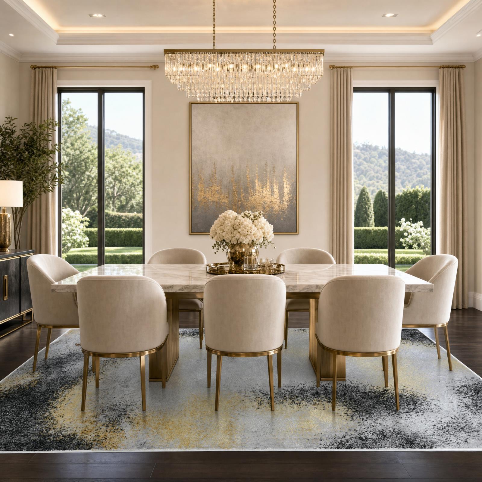 Selena SL04 Light Gray Area Rug